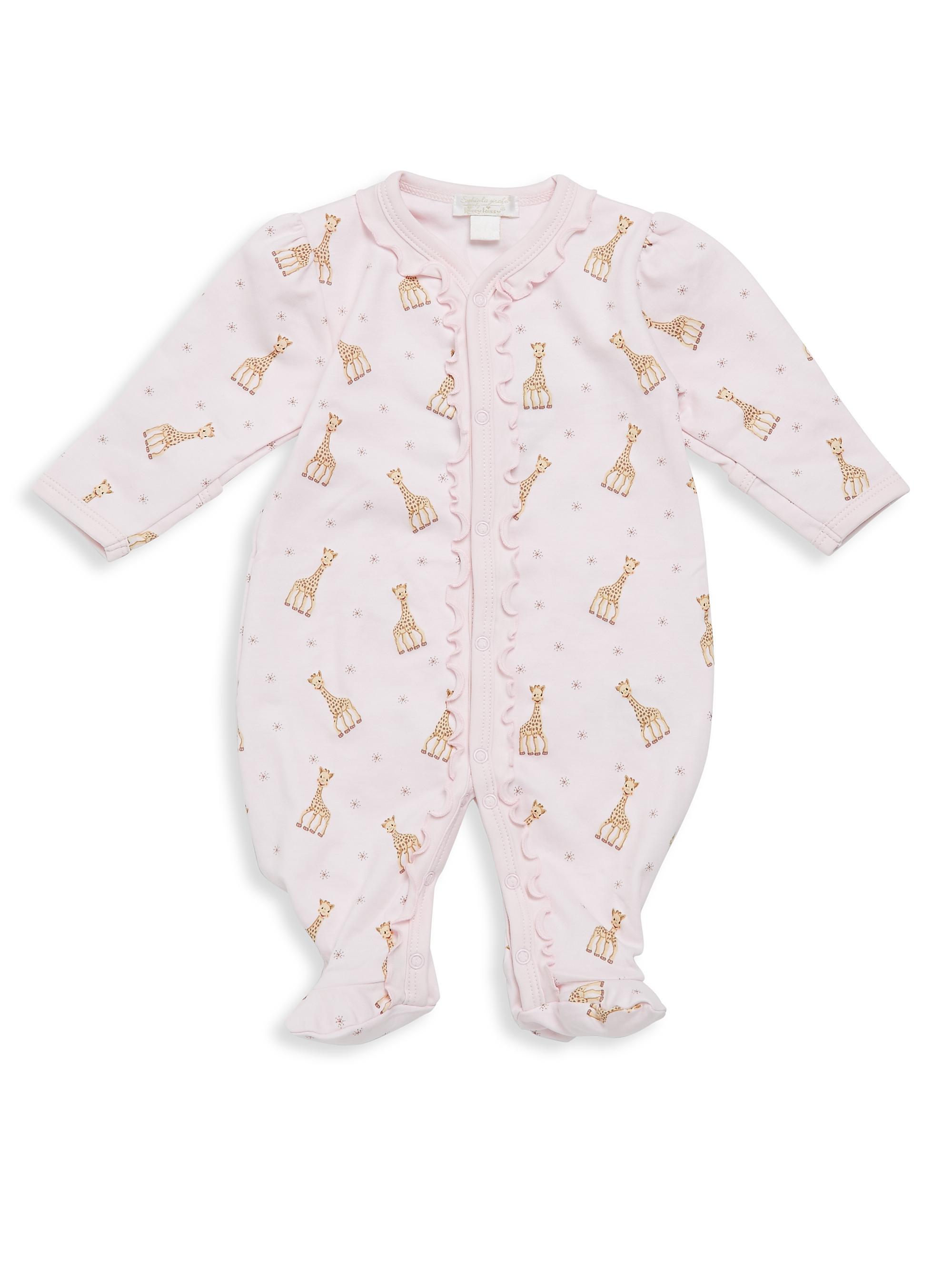 Kissy Kissy Baby's Sophie la Giraffe Footie - Pink 6 Months