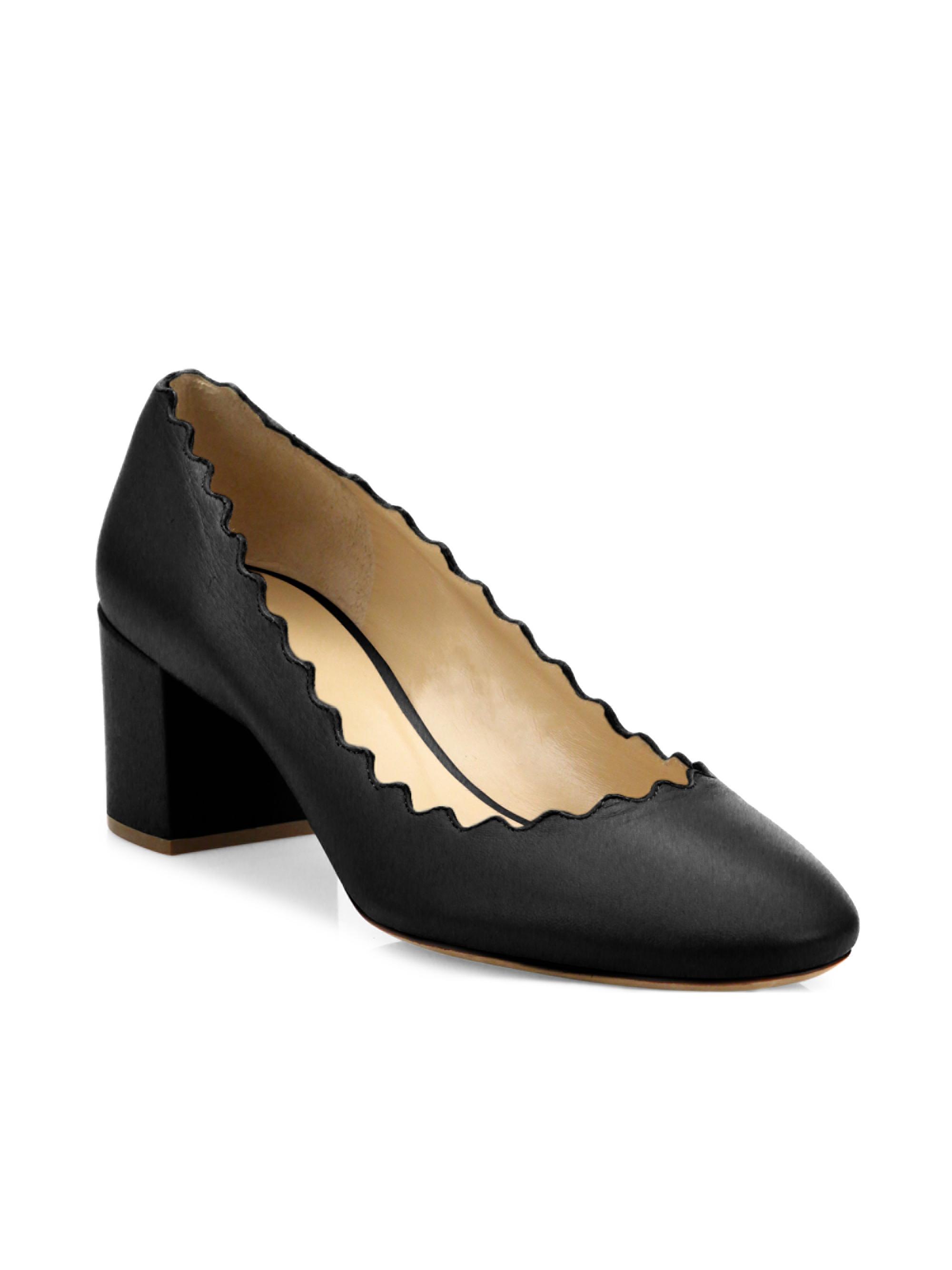 Chloé Women's Lauren Leather Pumps - Black