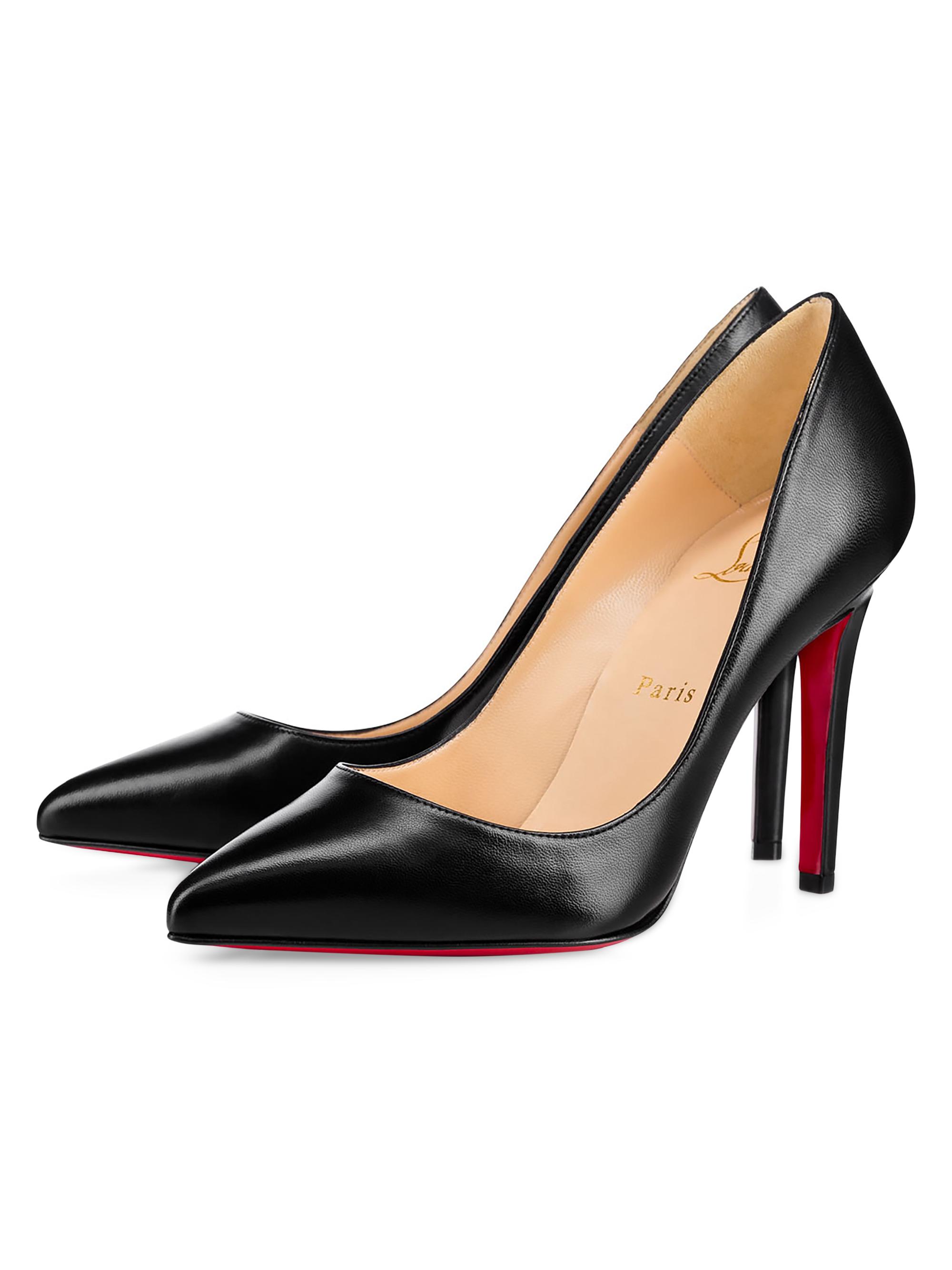Christian Louboutin Pigalle 100MM Nappa Leather Pumps | Saks Fifth