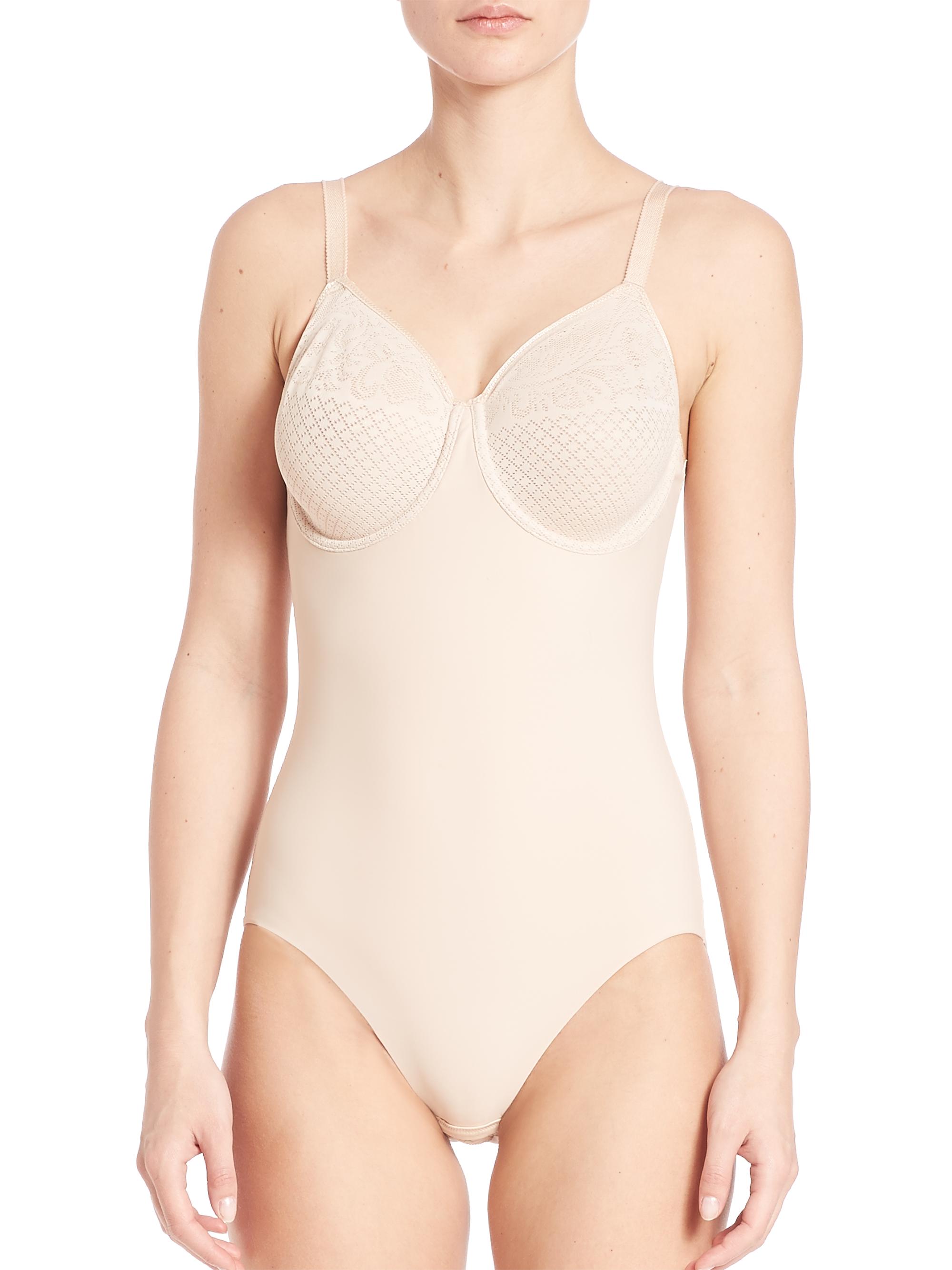 Wacoal Women's Visual Effects Bodysuit - Sand