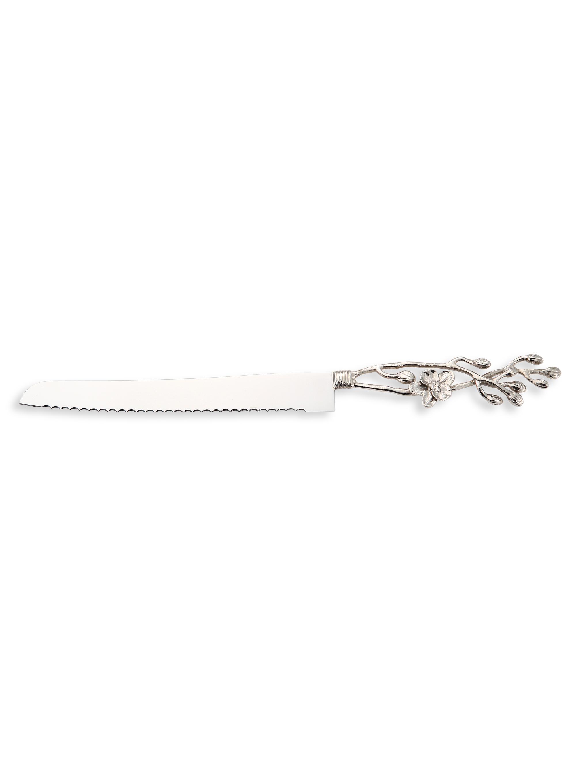 Michael Aram White Orchid Bread Knife