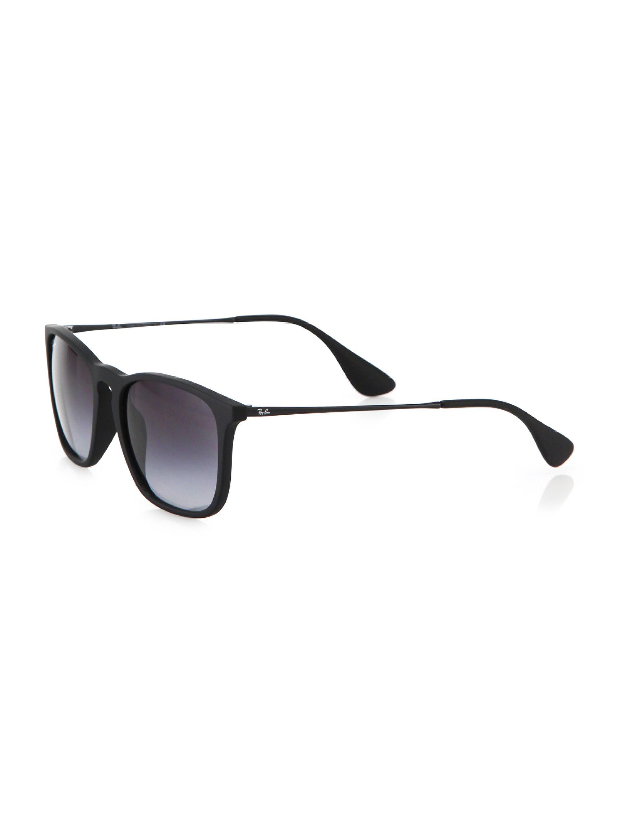 Ray-Ban Men's RB4187 54MM Chris Square Sunglasses - Black