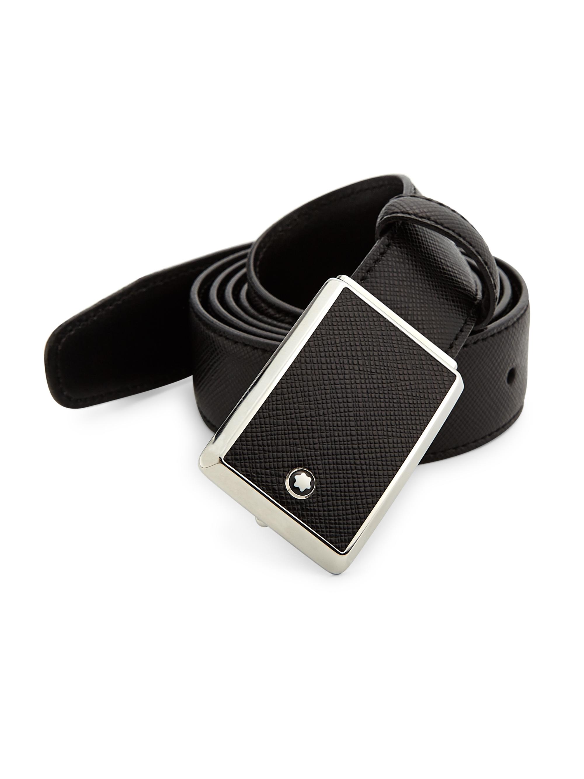 AMI Paris Unisex Paris Leather Belt | Saks Fifth Avenue