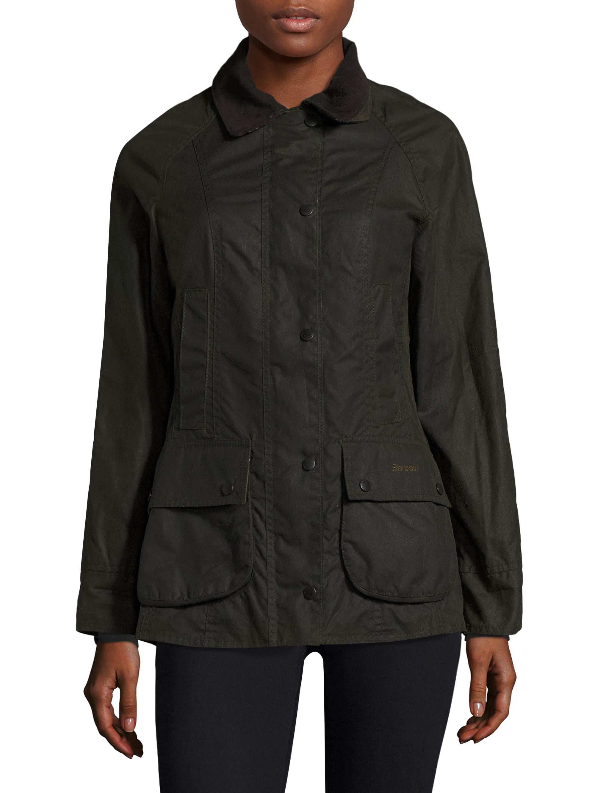 Barbour Women's Classic Beadnell Waxed Cotton Jacket - Olive