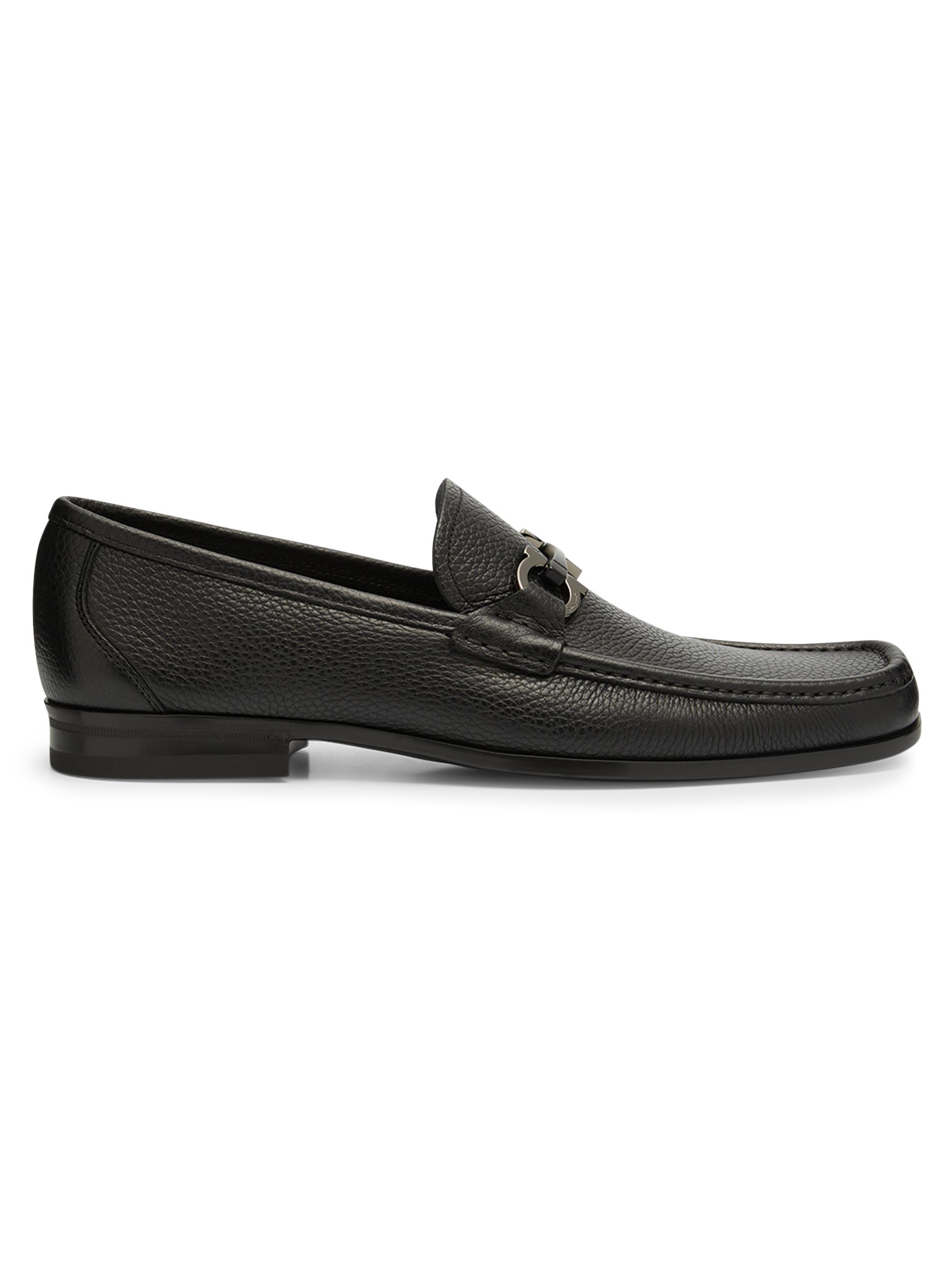 FERRAGAMO Grandioso Gancini Leather Loafers | Saks Fifth Avenue