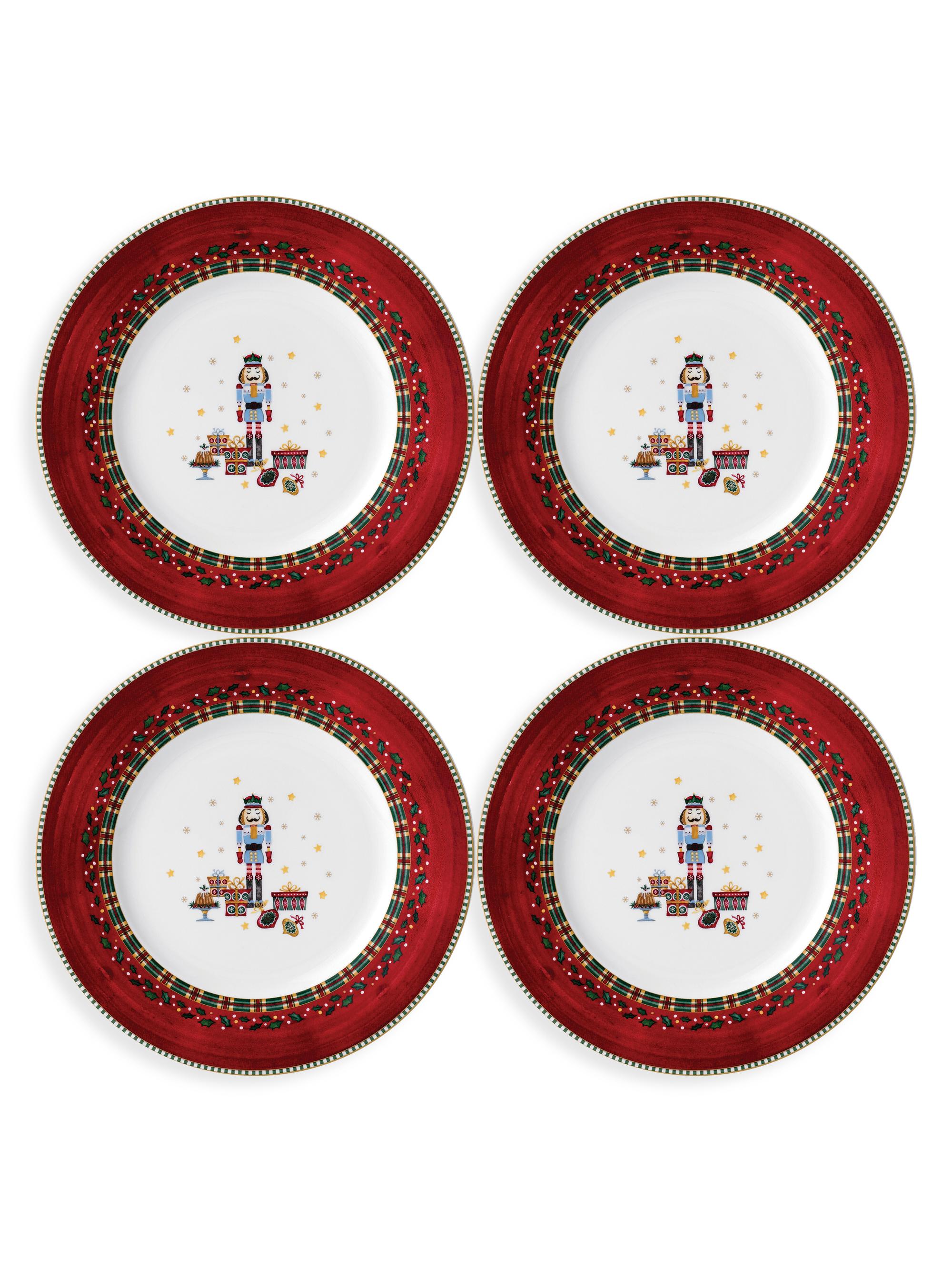 Prouna Nutcracker Canape/Dessert Plate - Set of 4