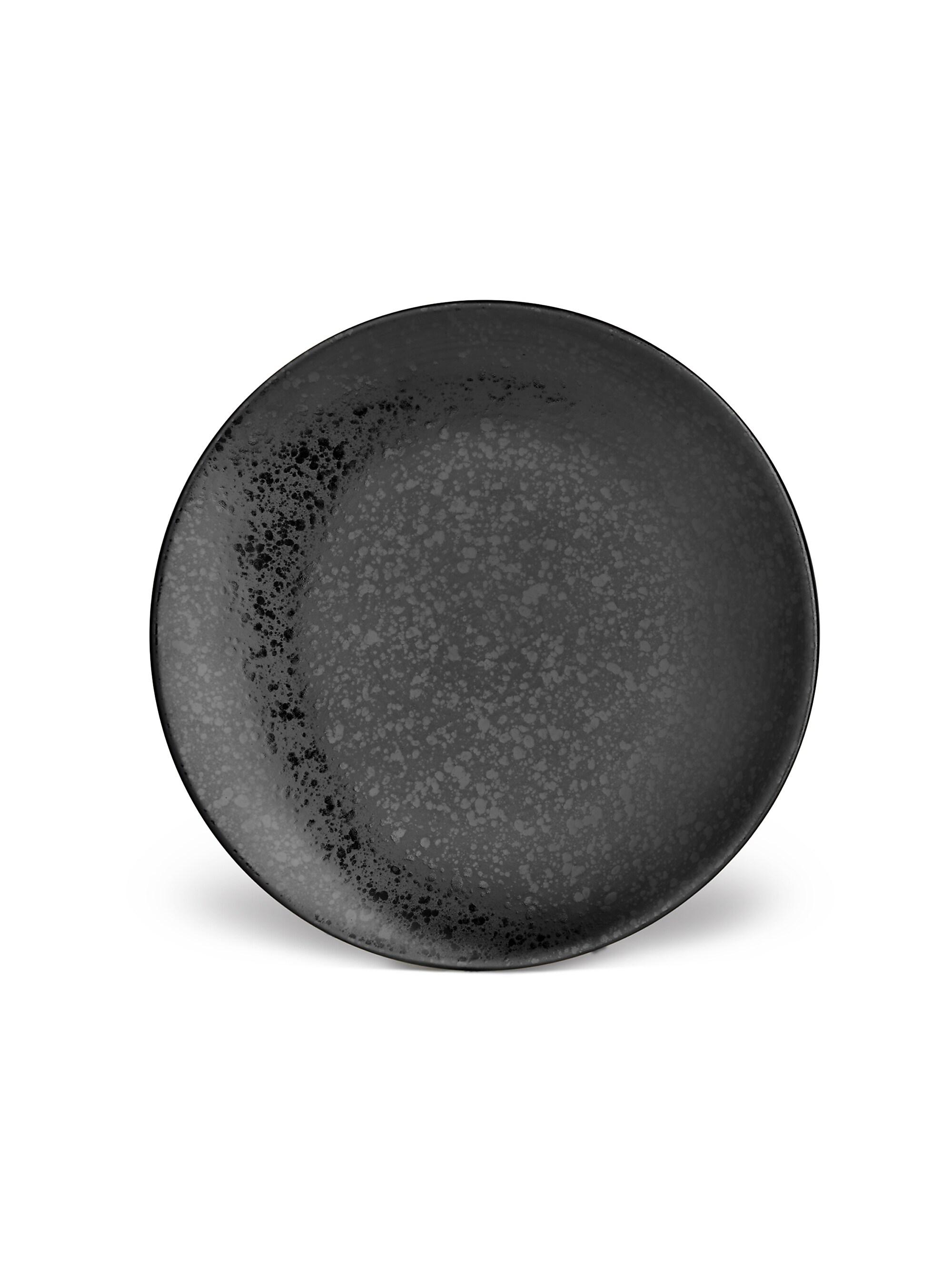 L'Objet Alchimie Dessert Plate - Black