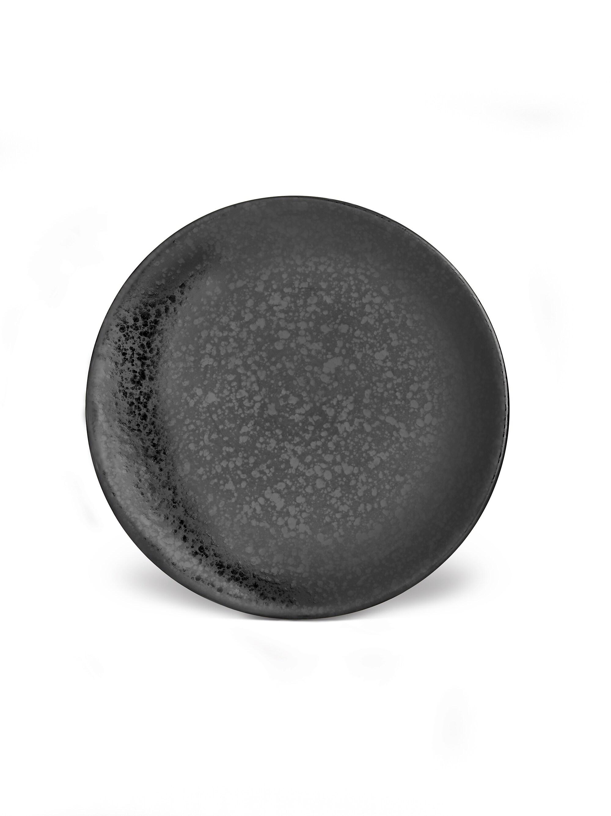 L'Objet Alchimie Black Bread & Butter Plate - Black