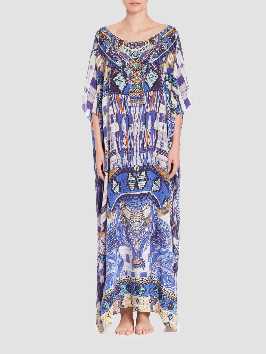 Camilla Women's Echos Of Engai Silk Caftan