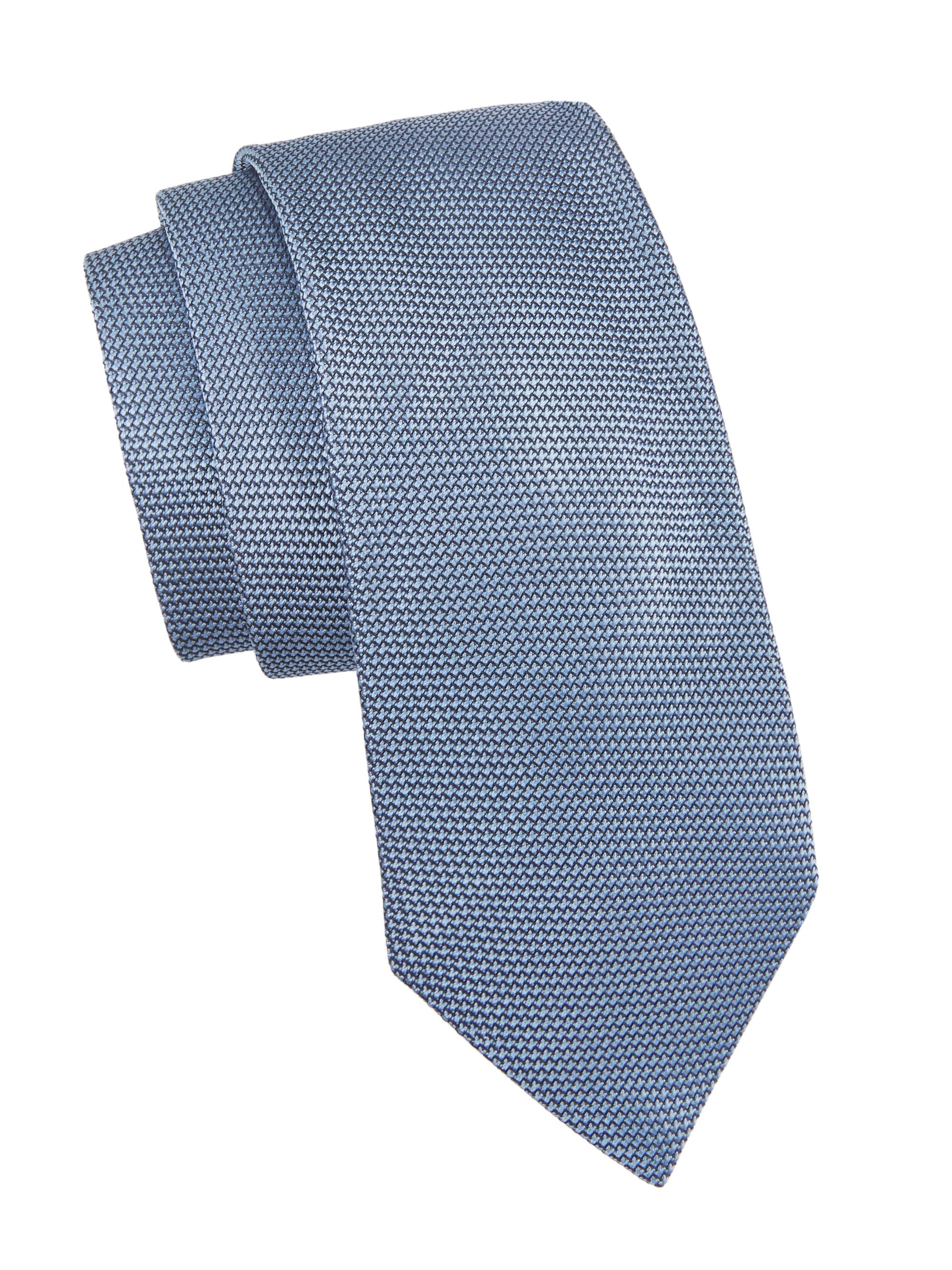 Charvet Men's Classic Silk Tie - Light Blue