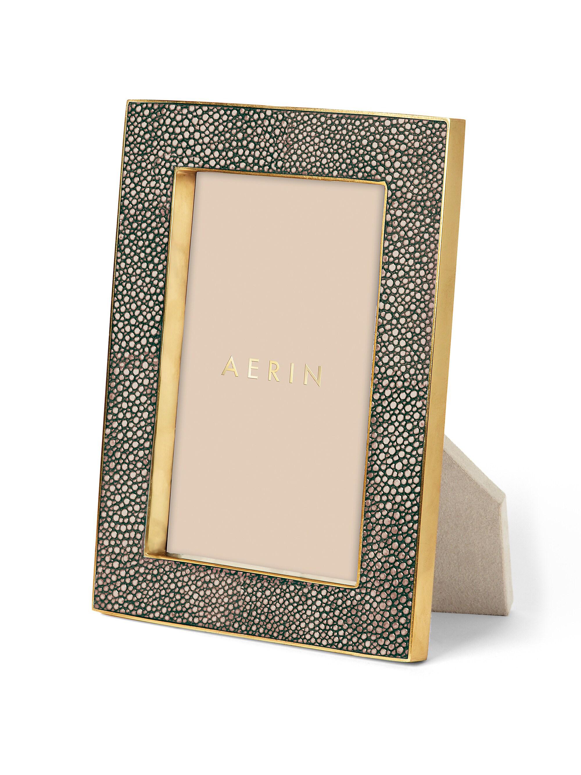 Aerin Classic Embossed Shagreen Picture Frame 4 x 6