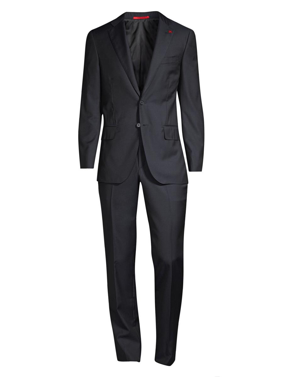 Isaia New Sanita Basic Wool Two-Button Suit | Saks Fifth Avenue