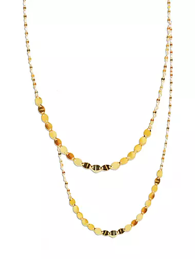 Nude Duo 14K Yellow Gold Multi-Strand Necklace
