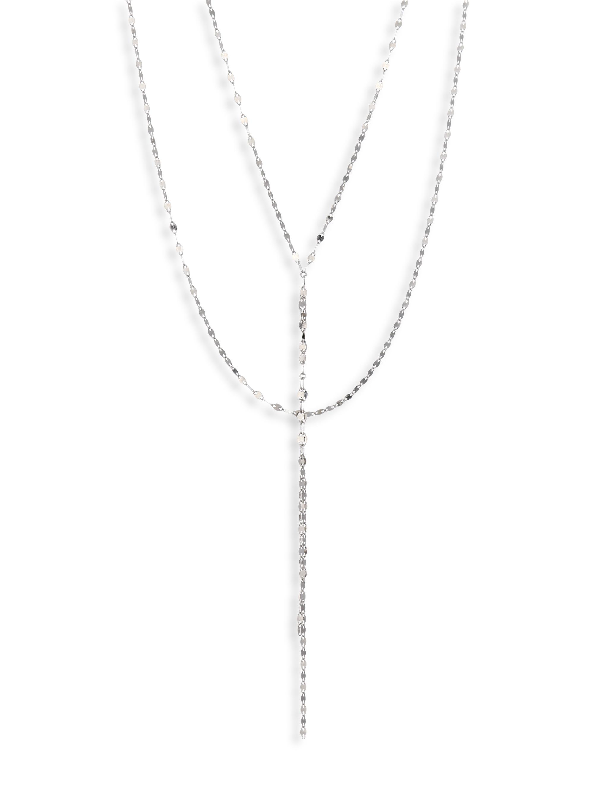 Lana Women's Blake 14K White Gold Lariat Necklace - White Gold