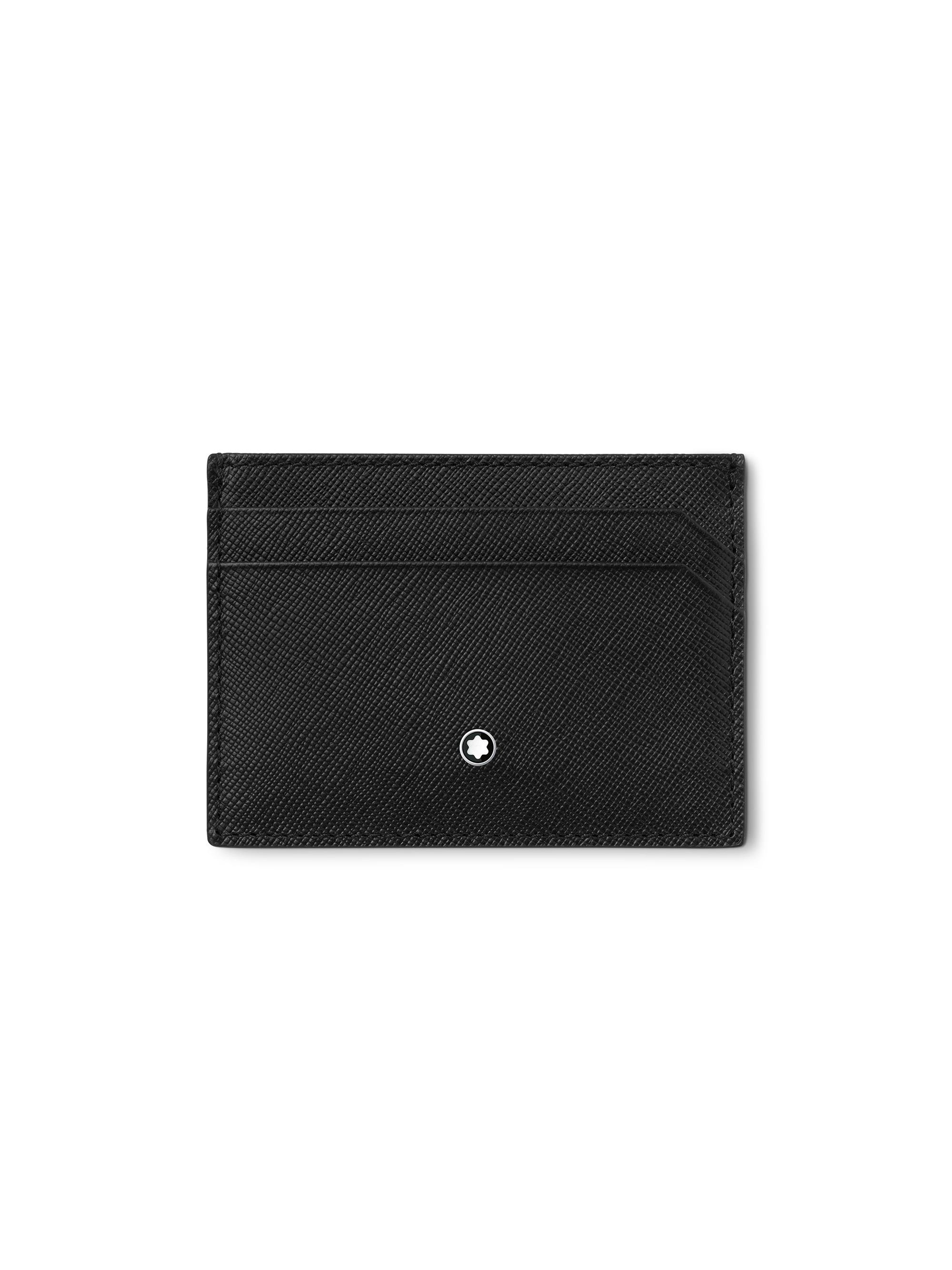 Montblanc Men's Sartorial Leather Card Case - Black