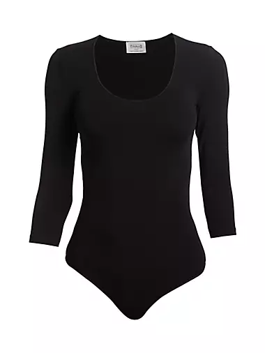 Wolford Colorado String Body for Women Long-Sleeve Bodysuit Seamless Fit  Versatile Style Perfect for Casual & Formal Wear at  Women's Clothing  store: Dress Shirts