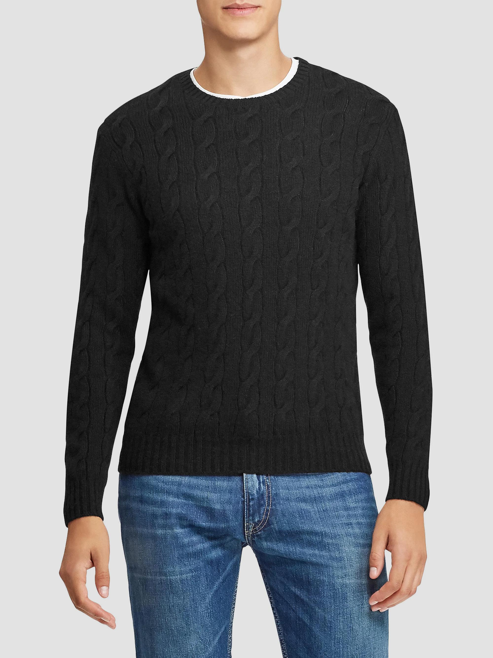 Ralph Lauren Purple Label Cableknit Cashmere Sweater | Saks Fifth