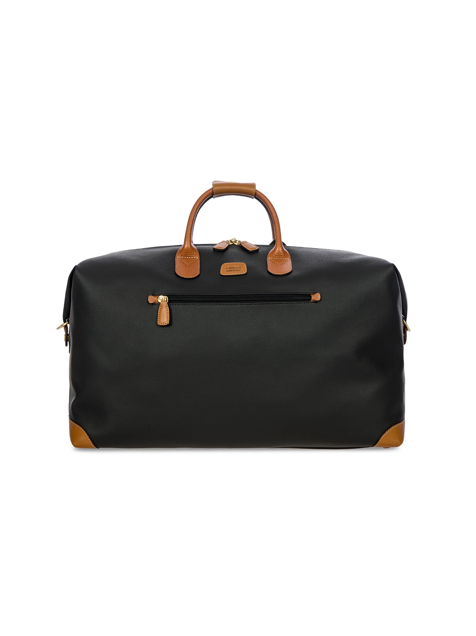 Bric's Firenze 22" Leather Duffel Bag - Black