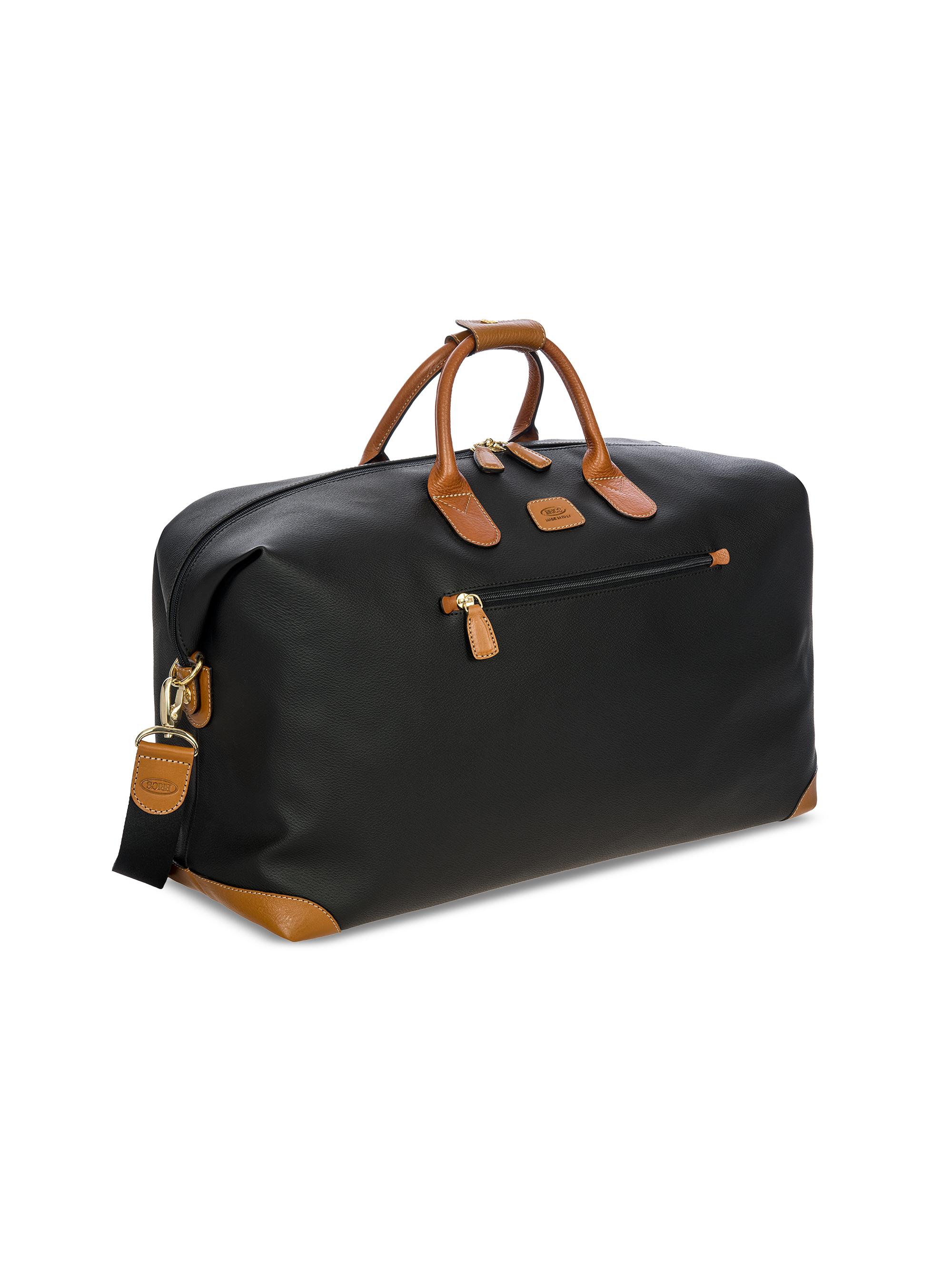 Bric's Firenze 22" Leather Duffel Bag - Black | Thumbnail 2