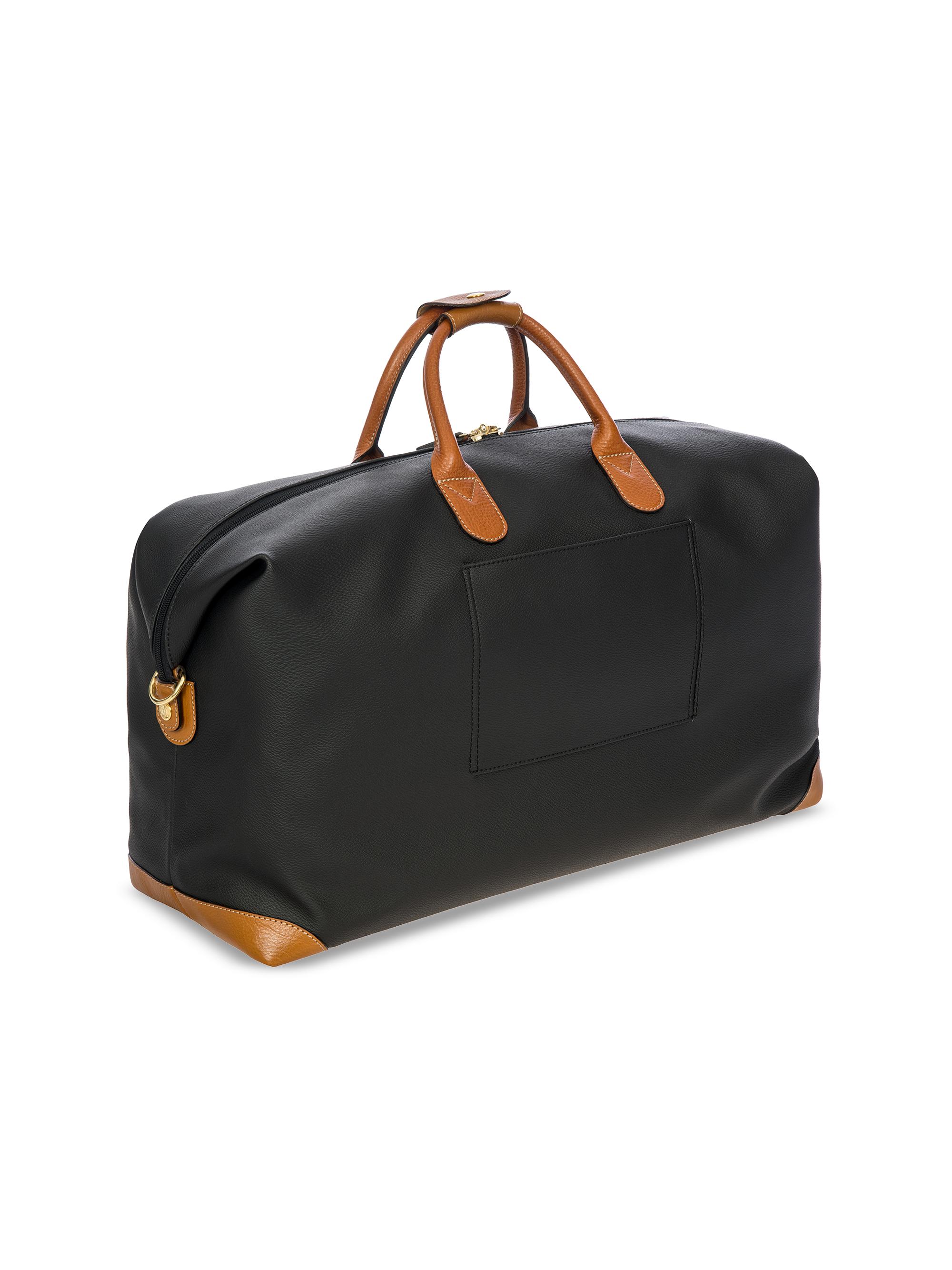 Bric's Firenze 22" Leather Duffel Bag - Black | Thumbnail 3