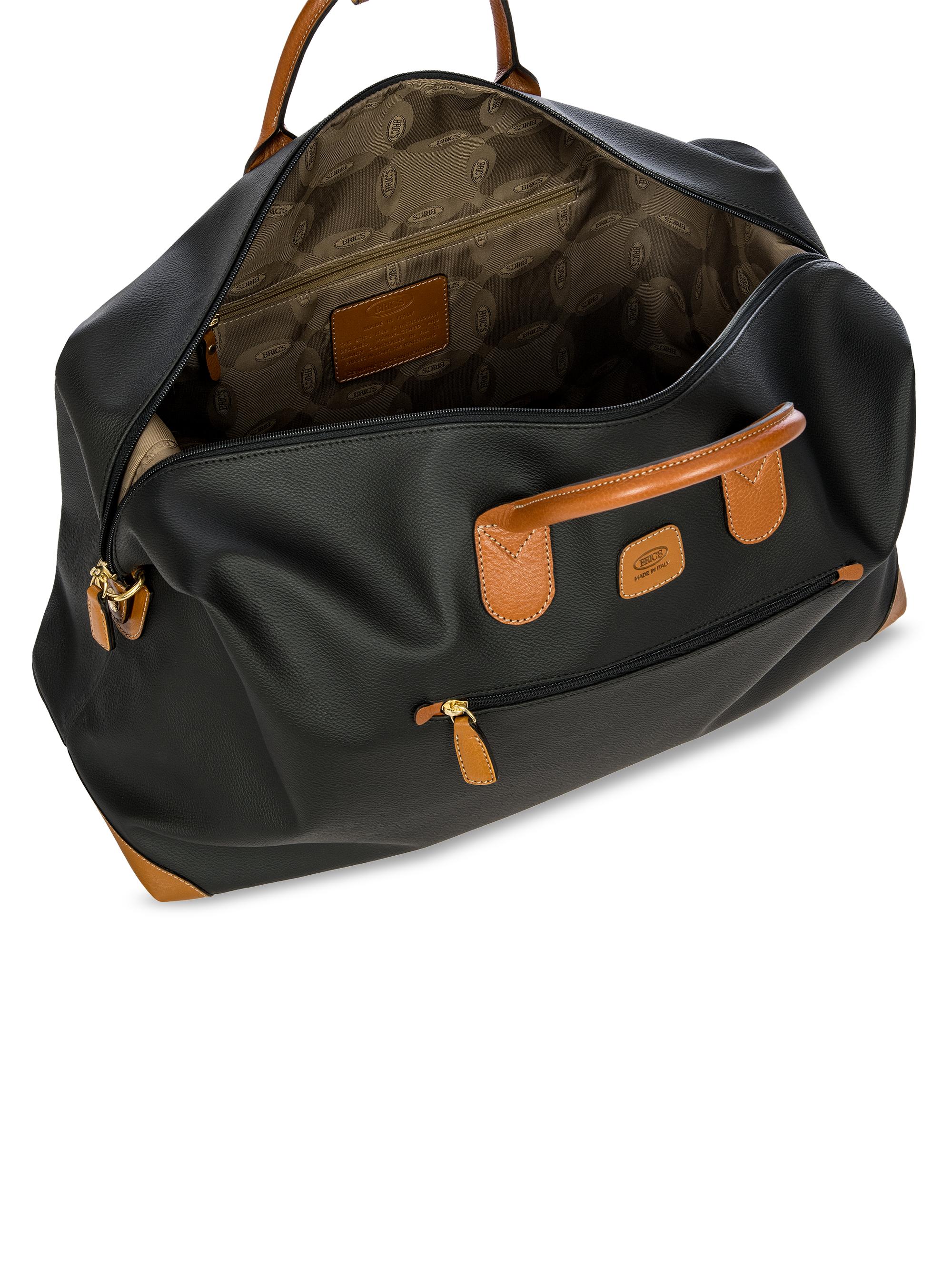 Bric's Firenze 22" Leather Duffel Bag - Black | Thumbnail 5