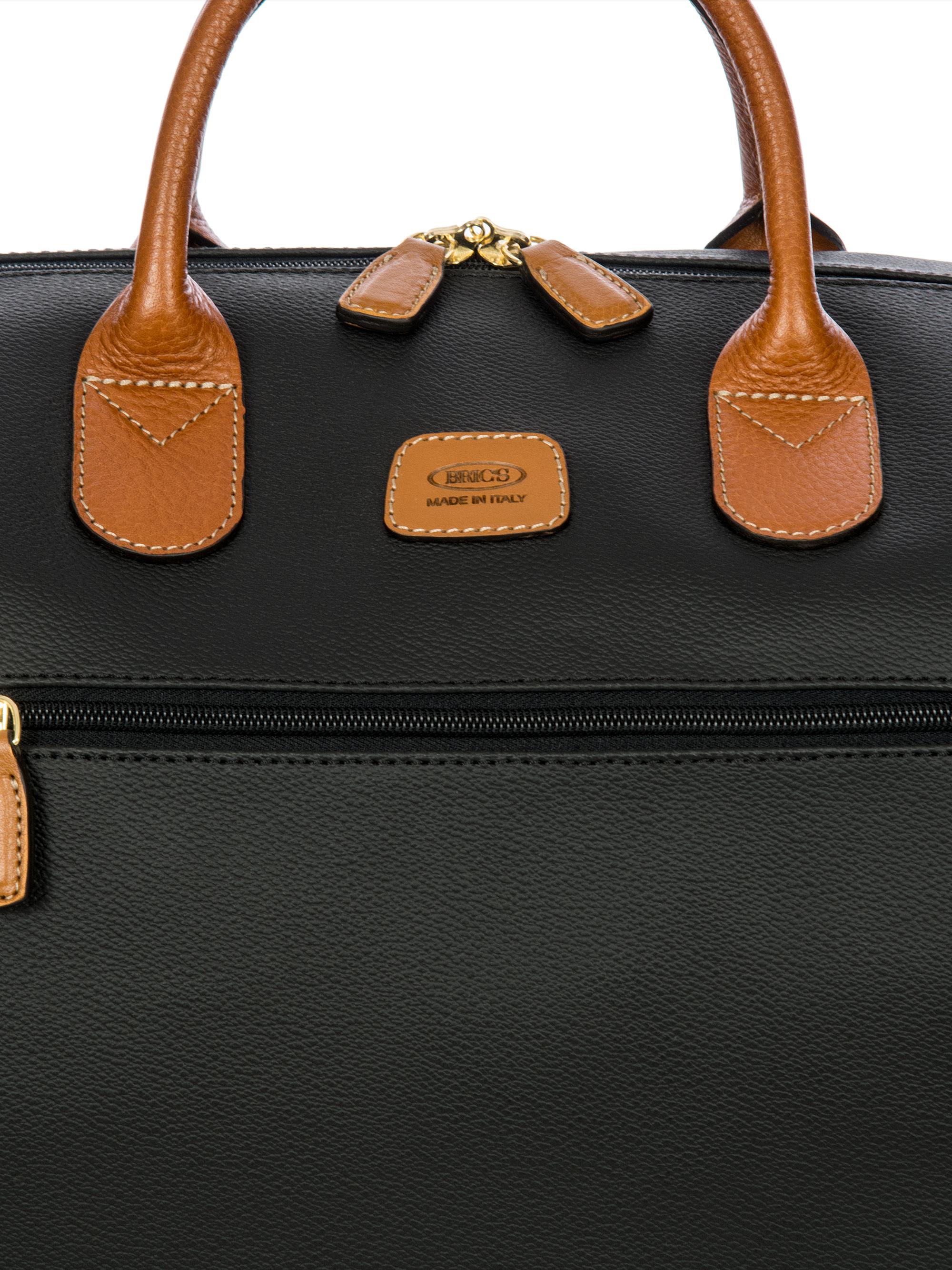 Bric's Firenze 22" Leather Duffel Bag - Black | Thumbnail 6