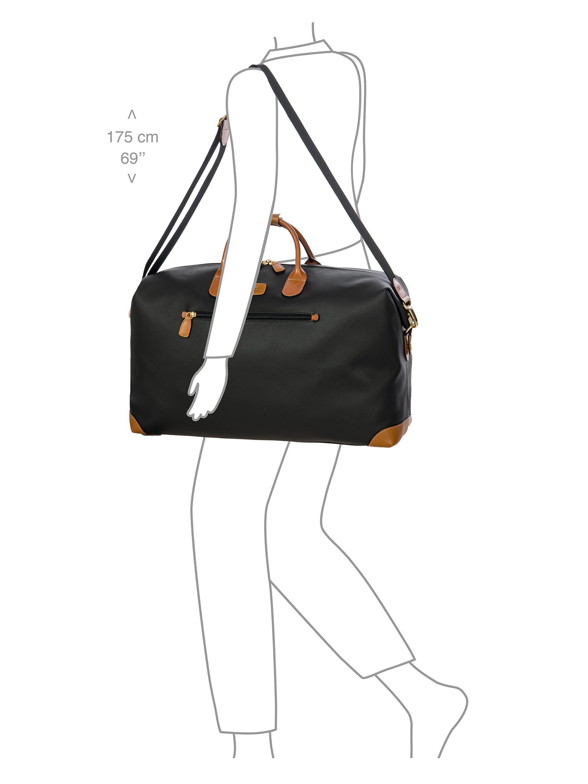 Bric's Firenze 22" Leather Duffel Bag - Black | Thumbnail 7
