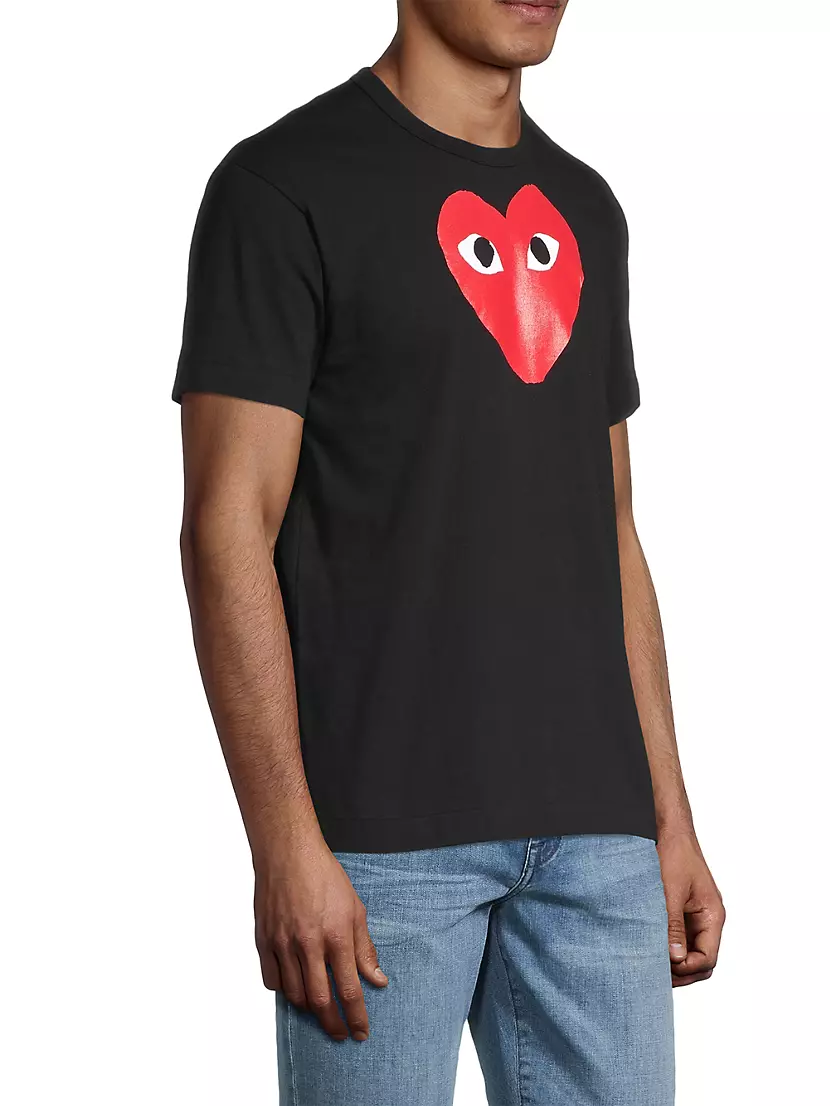 Comme des Garçons Homme: Black Logo T-Shirt