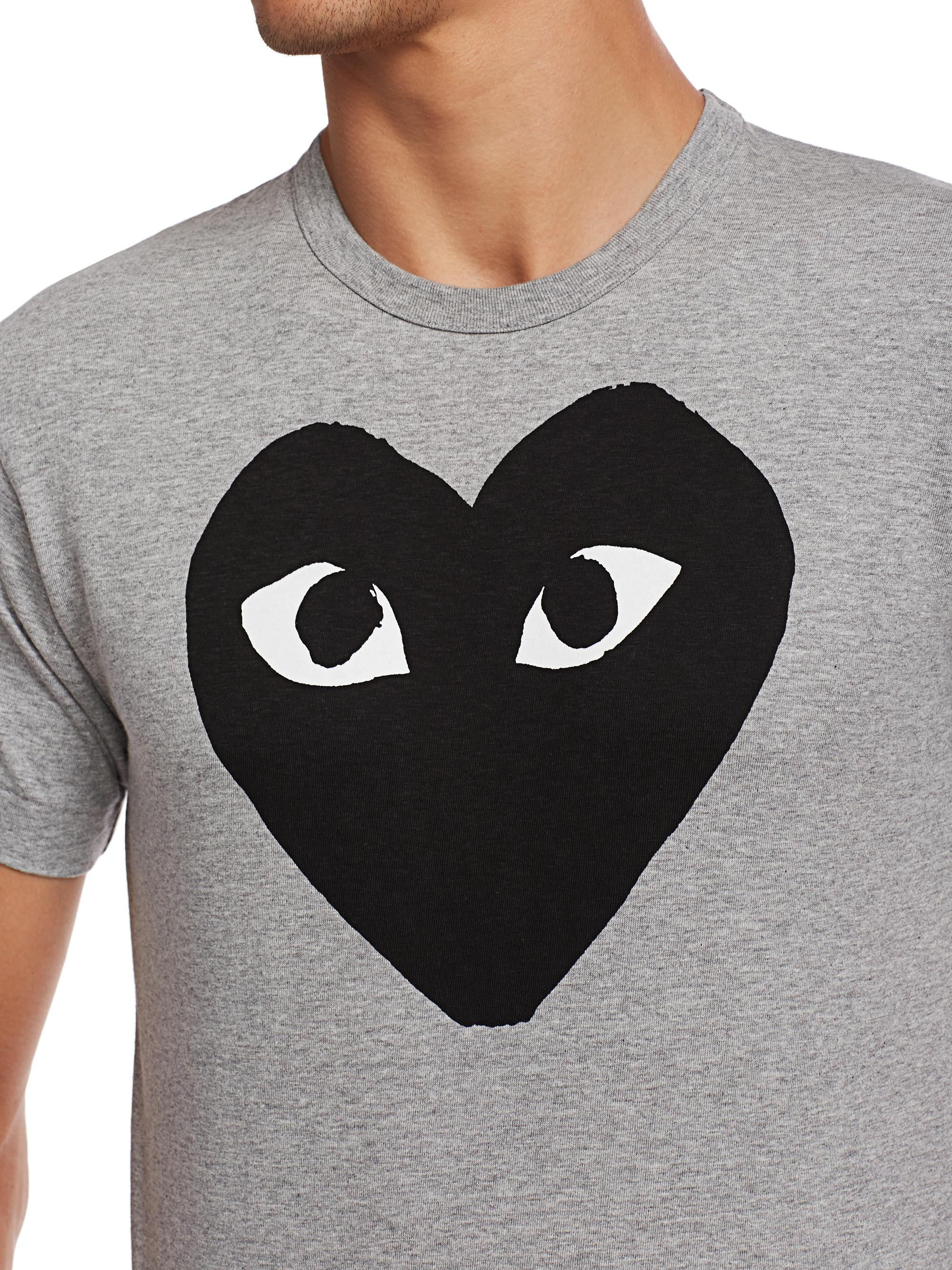 Comme des Garçons PLAY Printed Cotton Tee | Saks Fifth Avenue