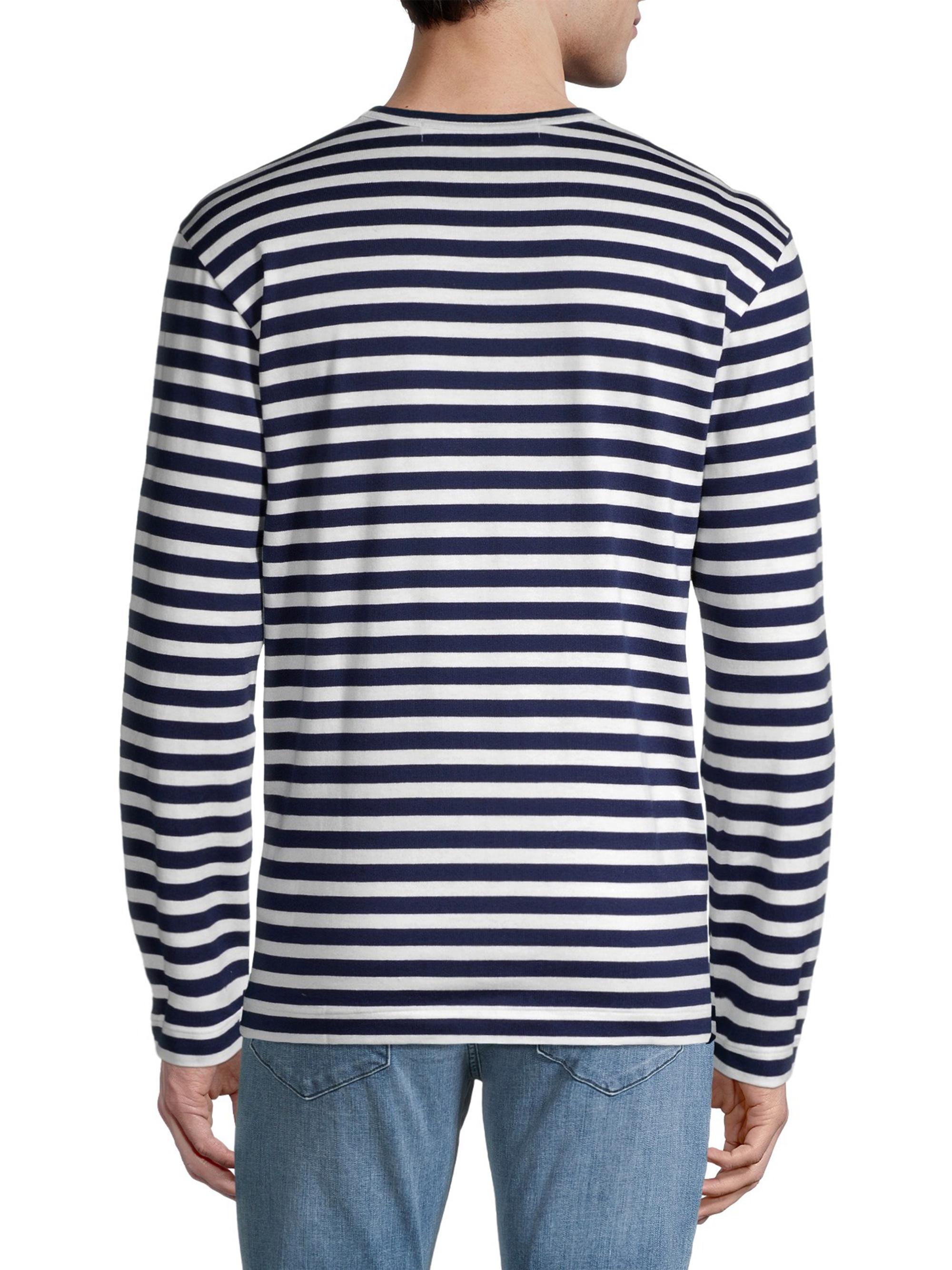 Comme des Garçons PLAY Long Sleeve Striped T-Shirt | Saks Fifth Avenue