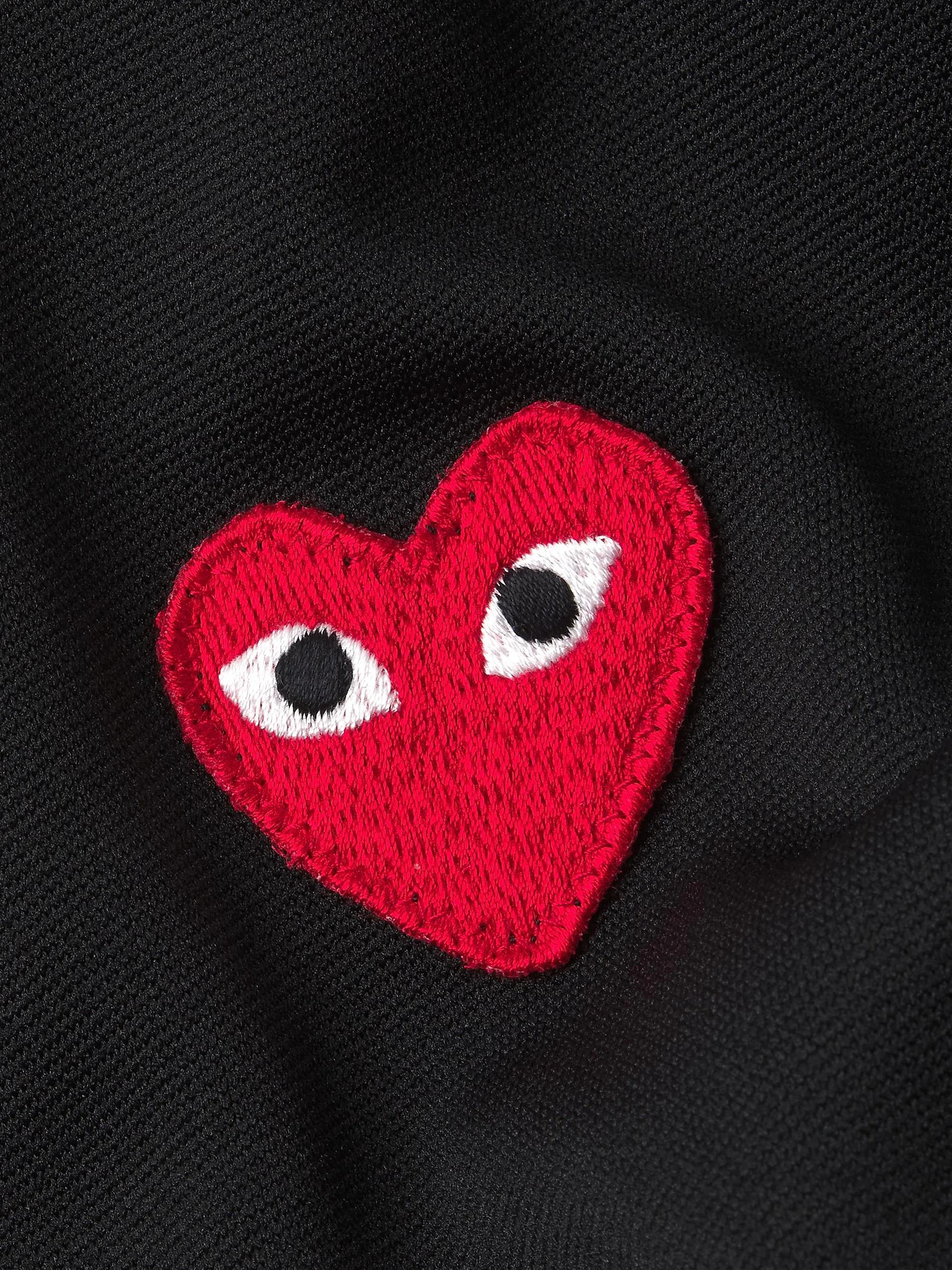 Comme des Garçons PLAY Signature Logo Zip-Front Hoodie | Saks