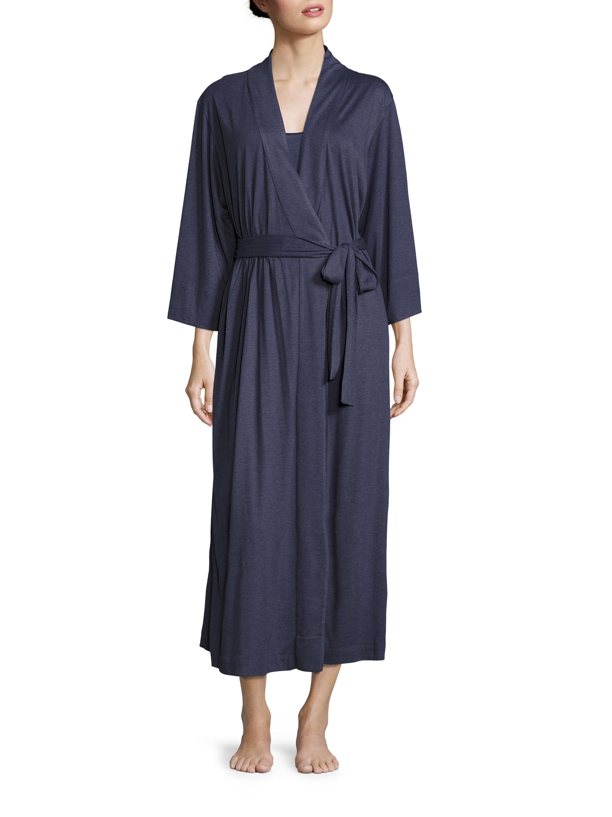 Natori Women's Shangri-La Robe - Night Blue