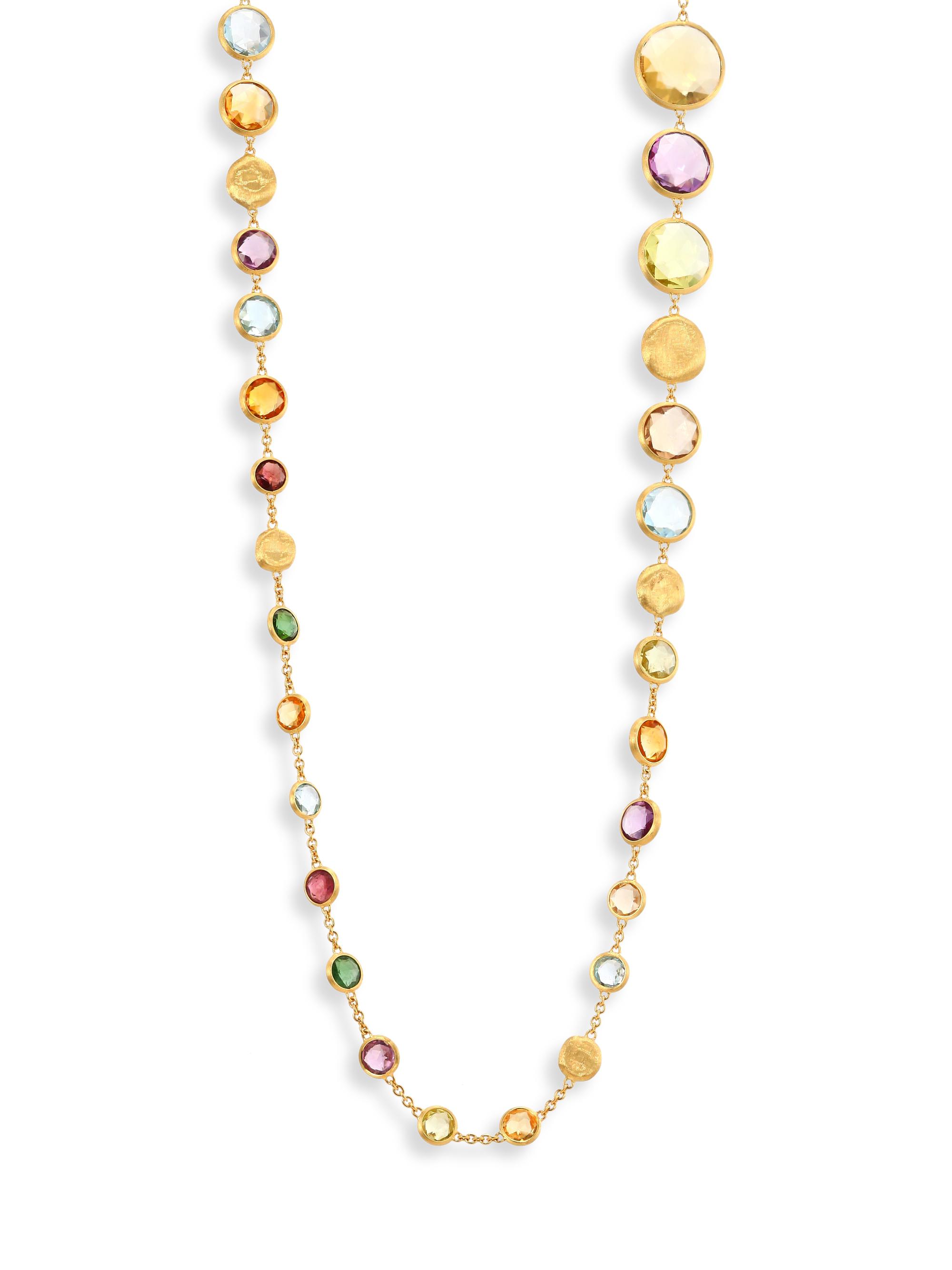 Marco Bicego Women's Jaipur 18K Yellow Gold & Mixed Stones Necklace