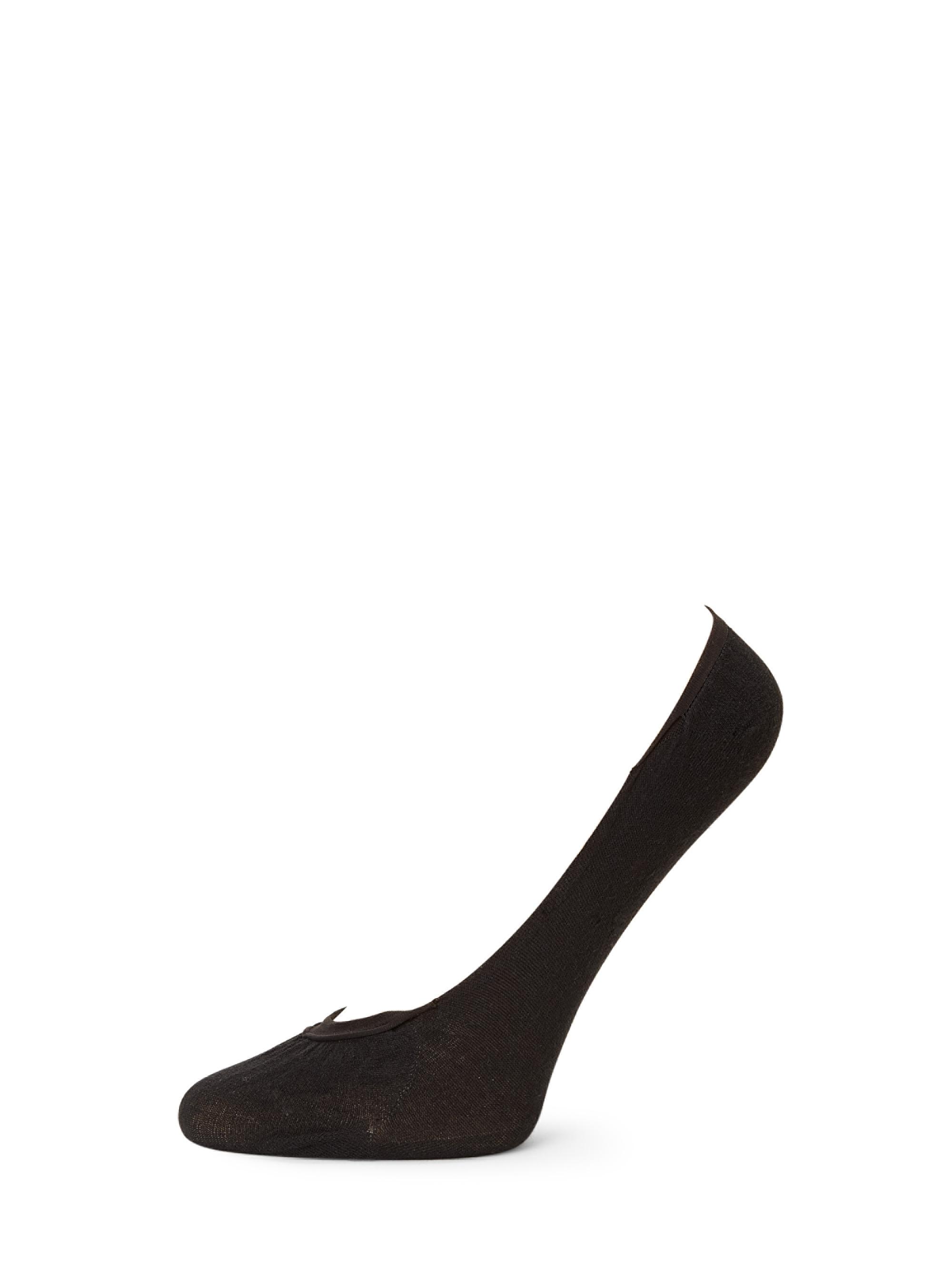 Wolford Women's Cotton Footsies Socks - Black