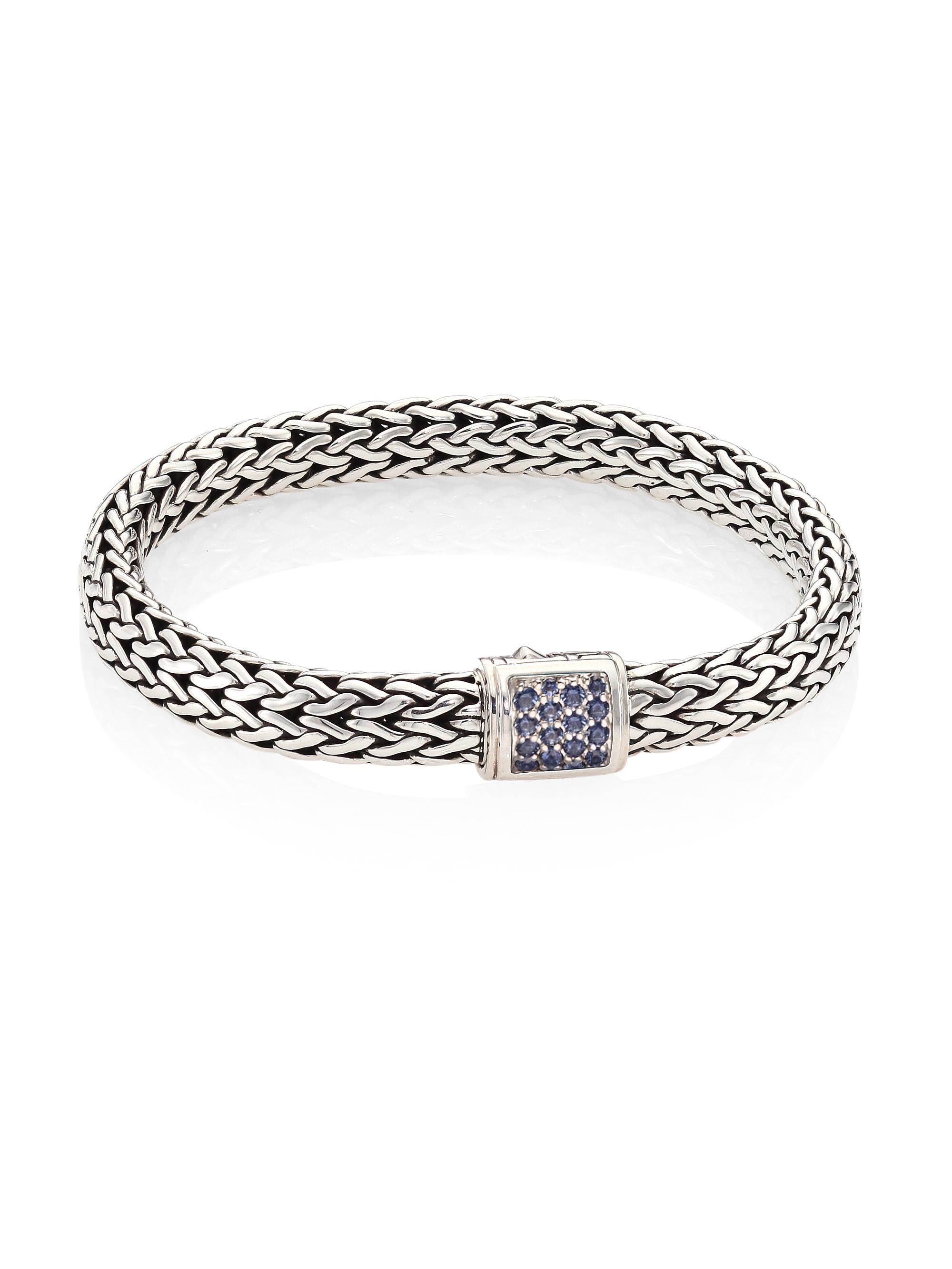 John Hardy Women's Classic Chain Gemstone & Sterling Silver  Bracelet - Blue Sapphire