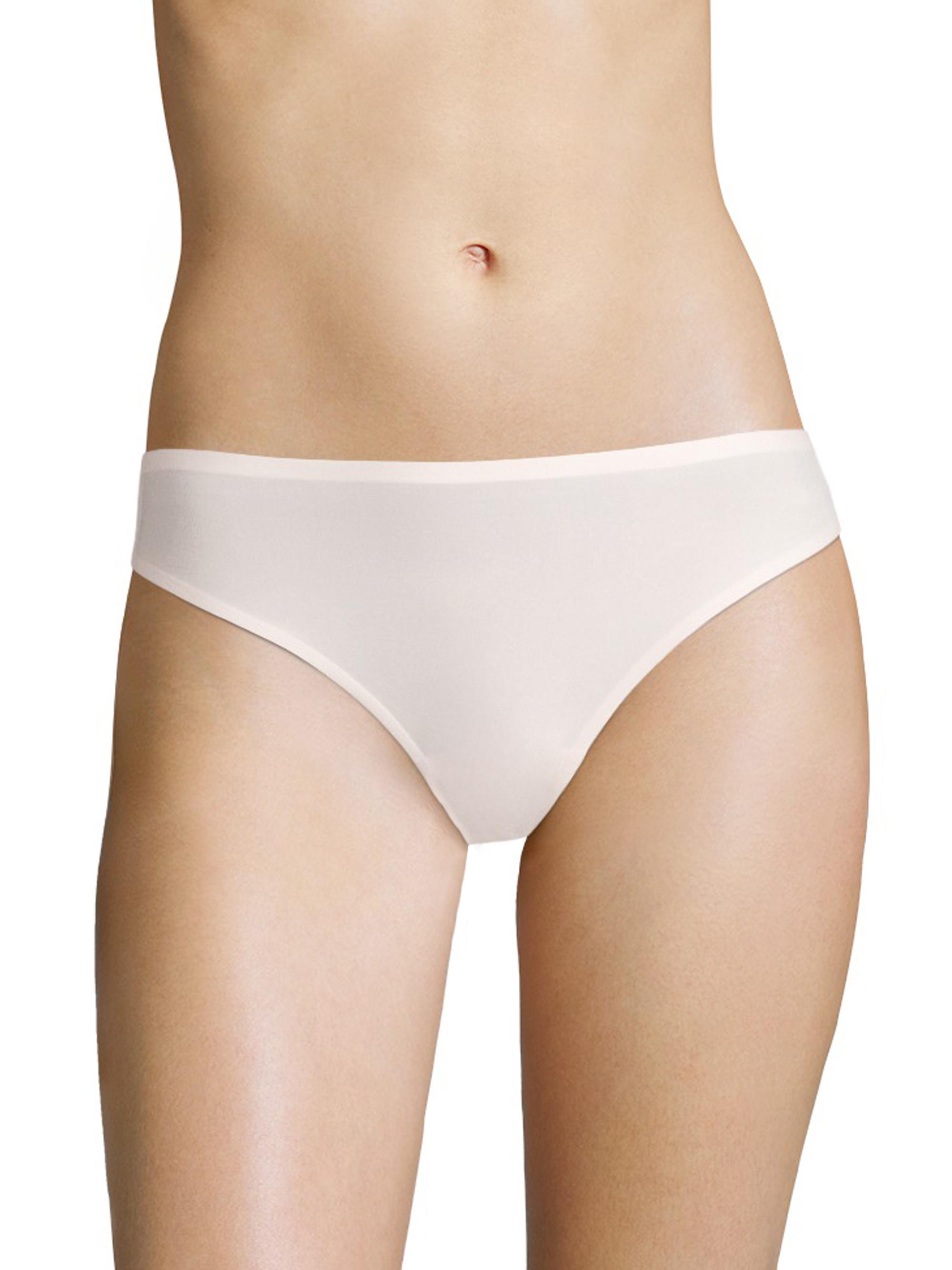 Chantelle Women's Soft Stretch Seamless Regular Rise Thong - Nude