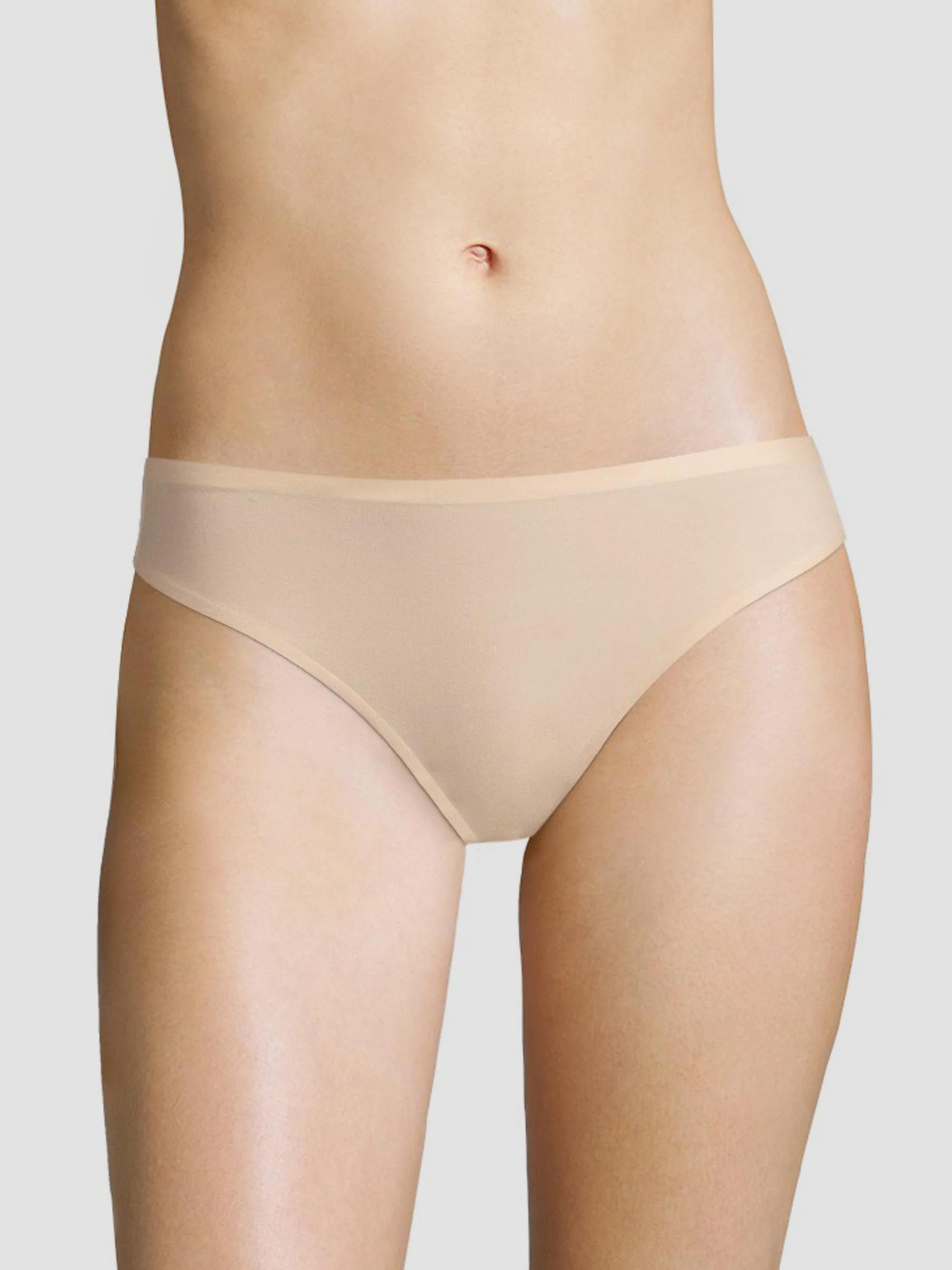 Chantelle Women's Soft Stretch Seamless Regular Rise Thong - Nude