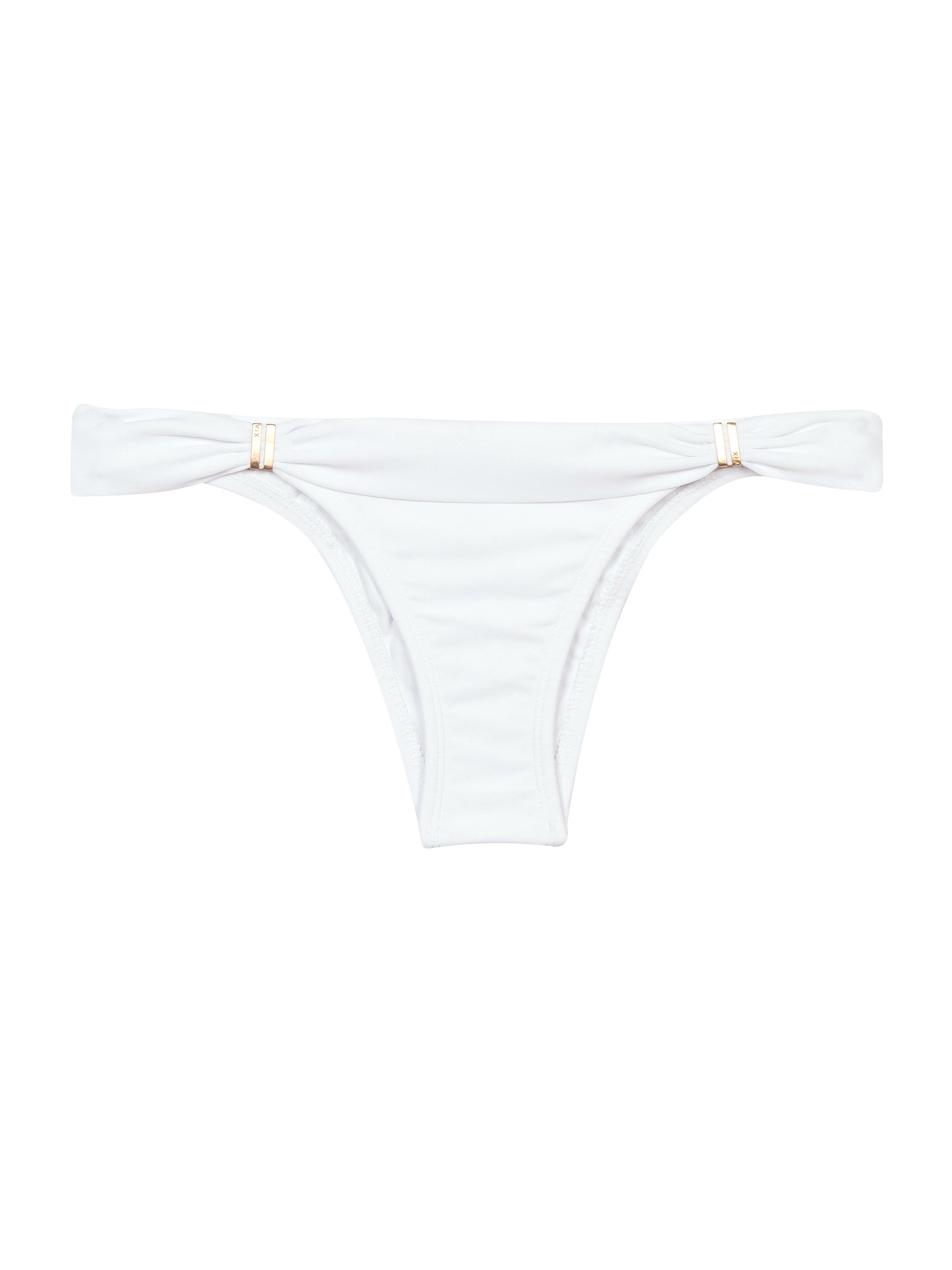 ViX by Paula Hermanny Women's Bia Low-Rise Bikini Bottom - White