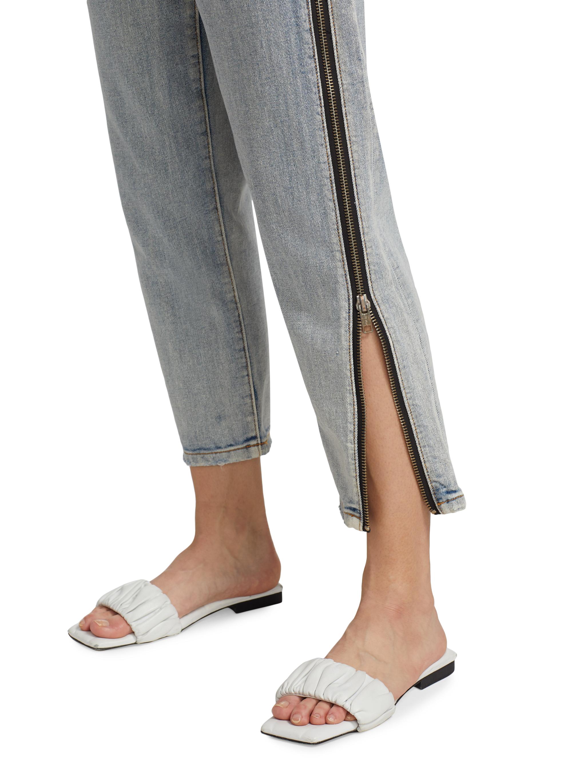 3.1 Phillip Lim High-Rise Zip Detail Straight-Leg Jeans | Saks