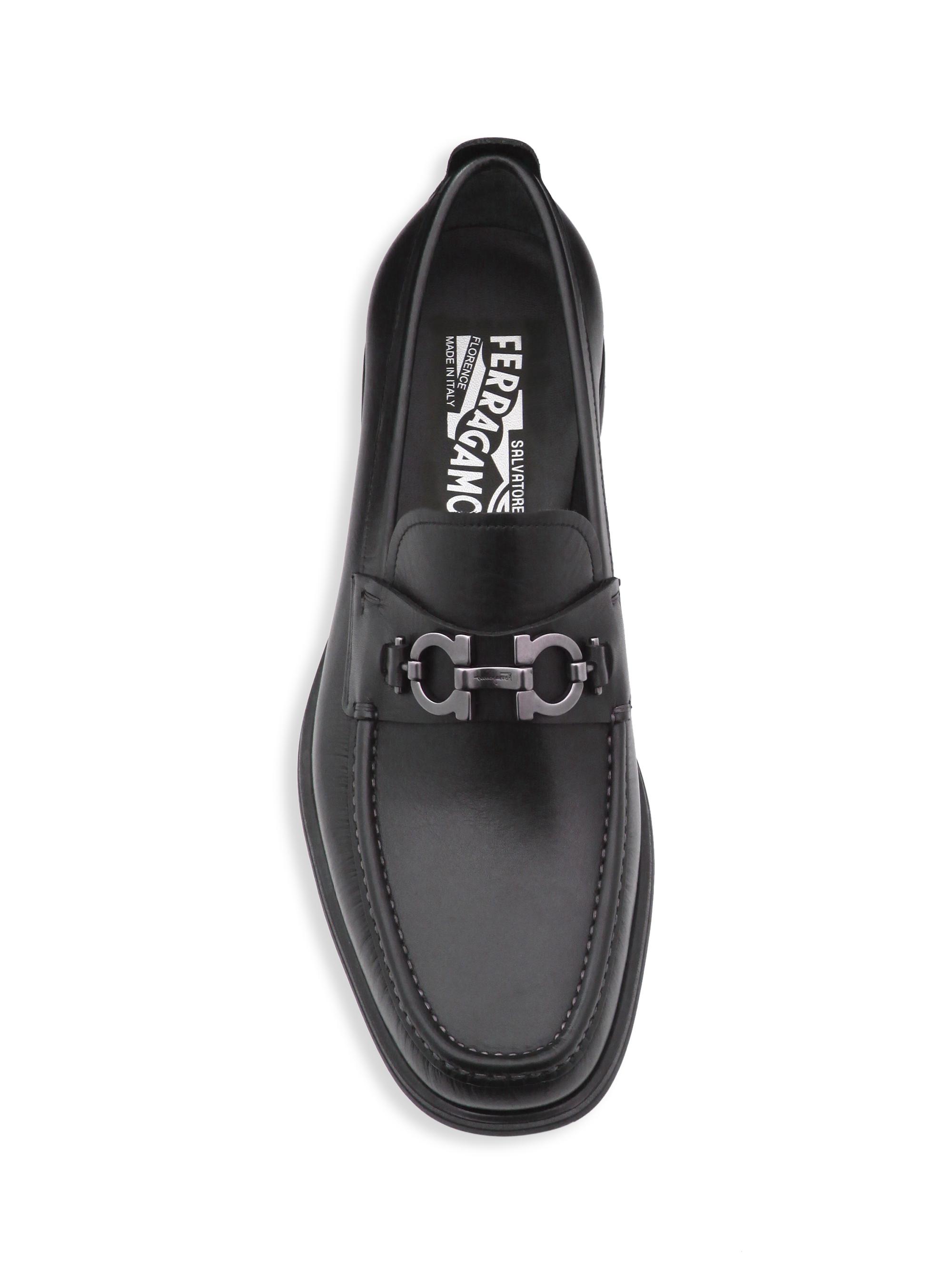 Salvatore Ferragamo 「DAVID」ガンチーニ ローファー FERRAGAMO David Gancini Bit Leather Loafers | Saks Fifth Avenue