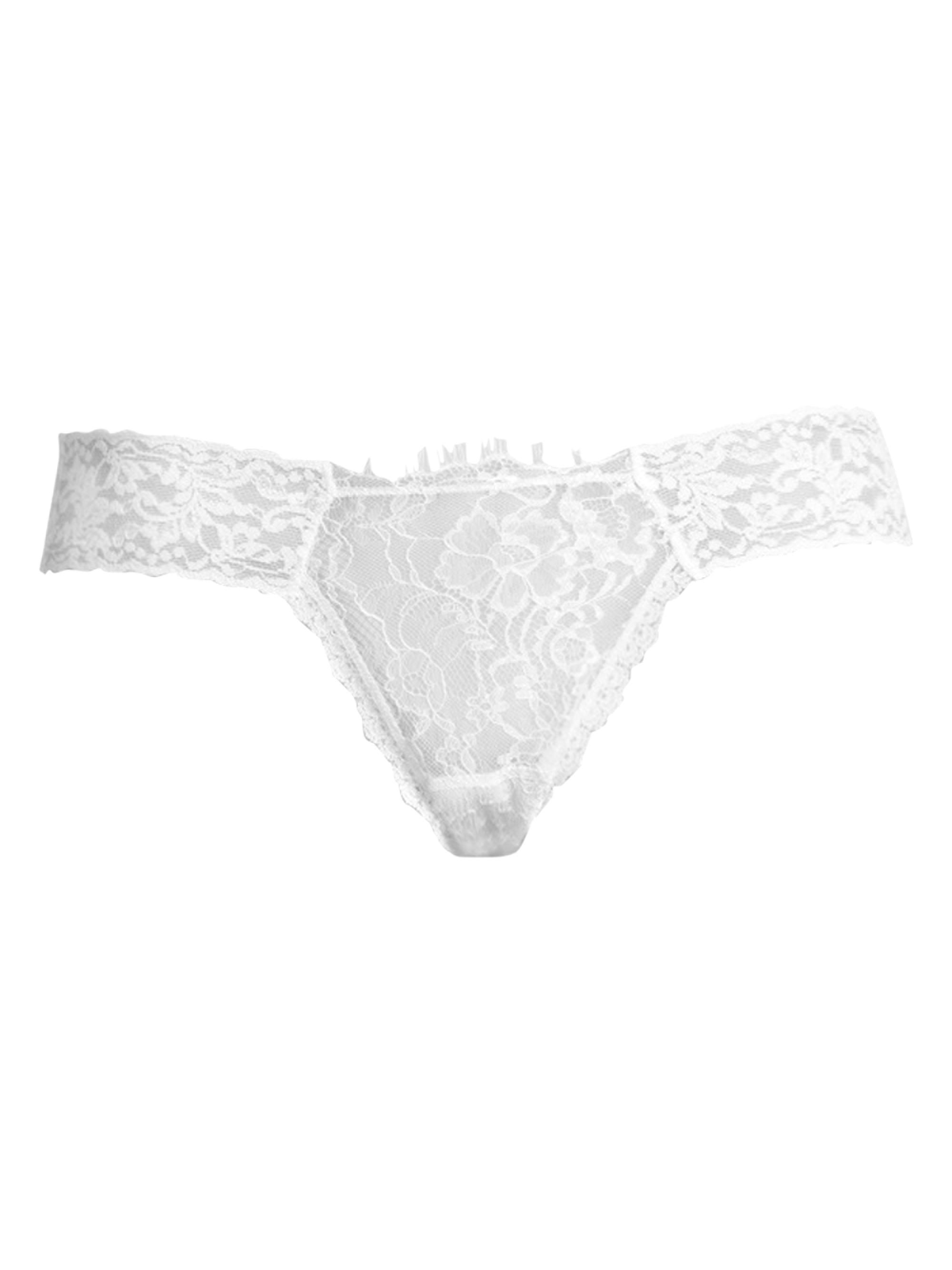 Hanky Panky Women's After Midnight Wink Diamond Thong - Marshmallow