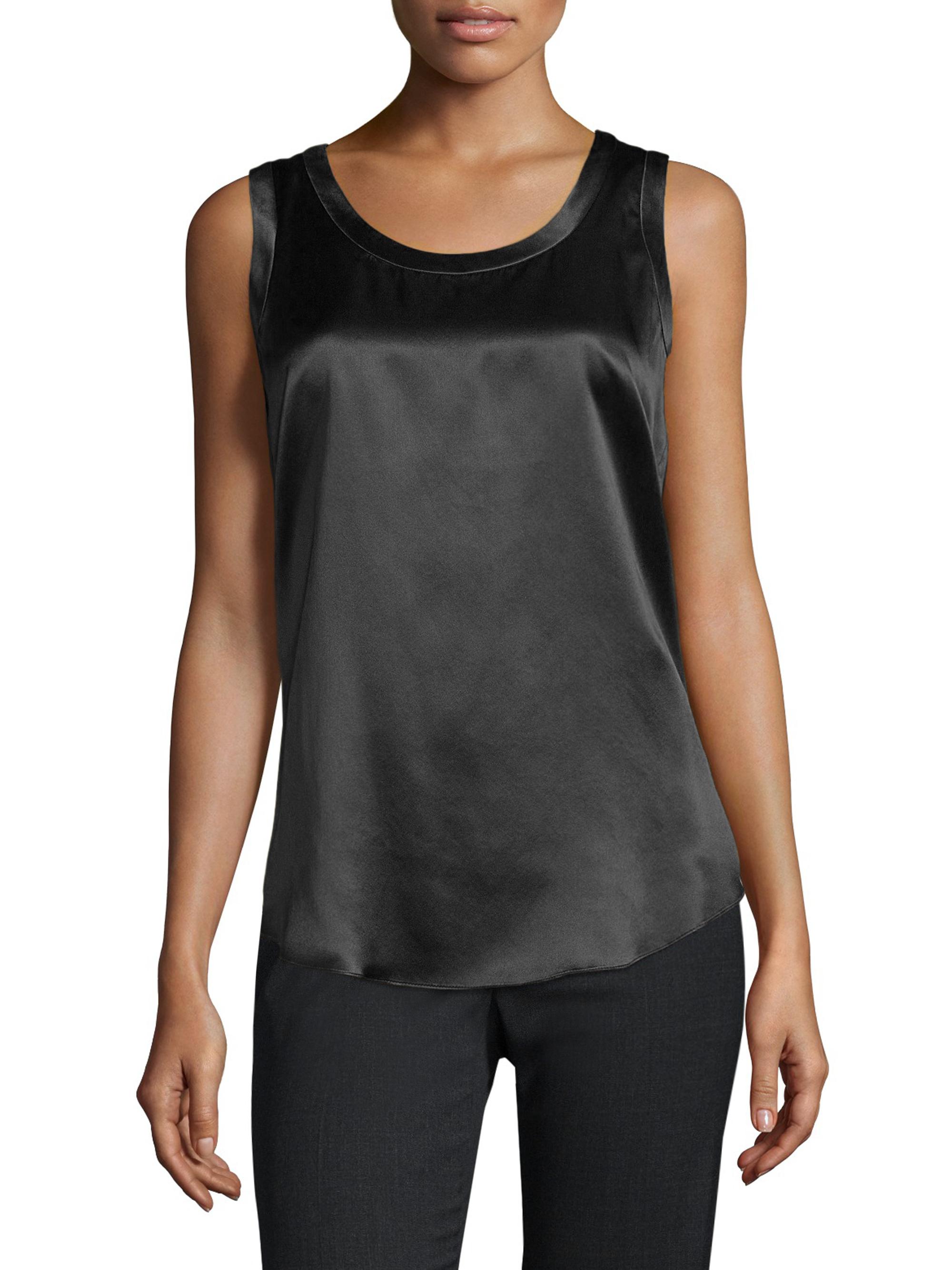 Lafayette 148 New York Women's Reversible Perla Tank - Black
