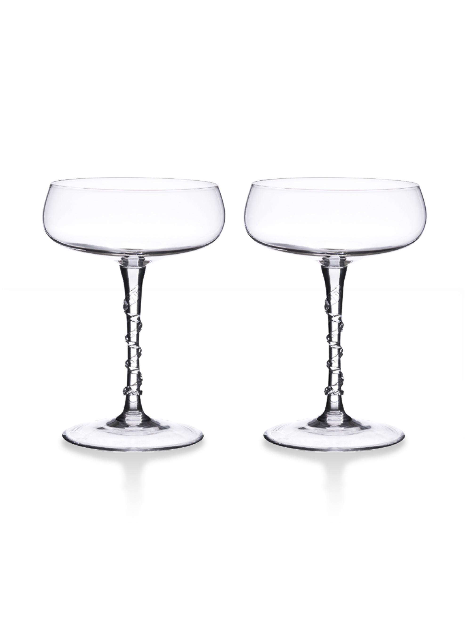Juliska Amalia 2-Piece Champagne Coupe Set