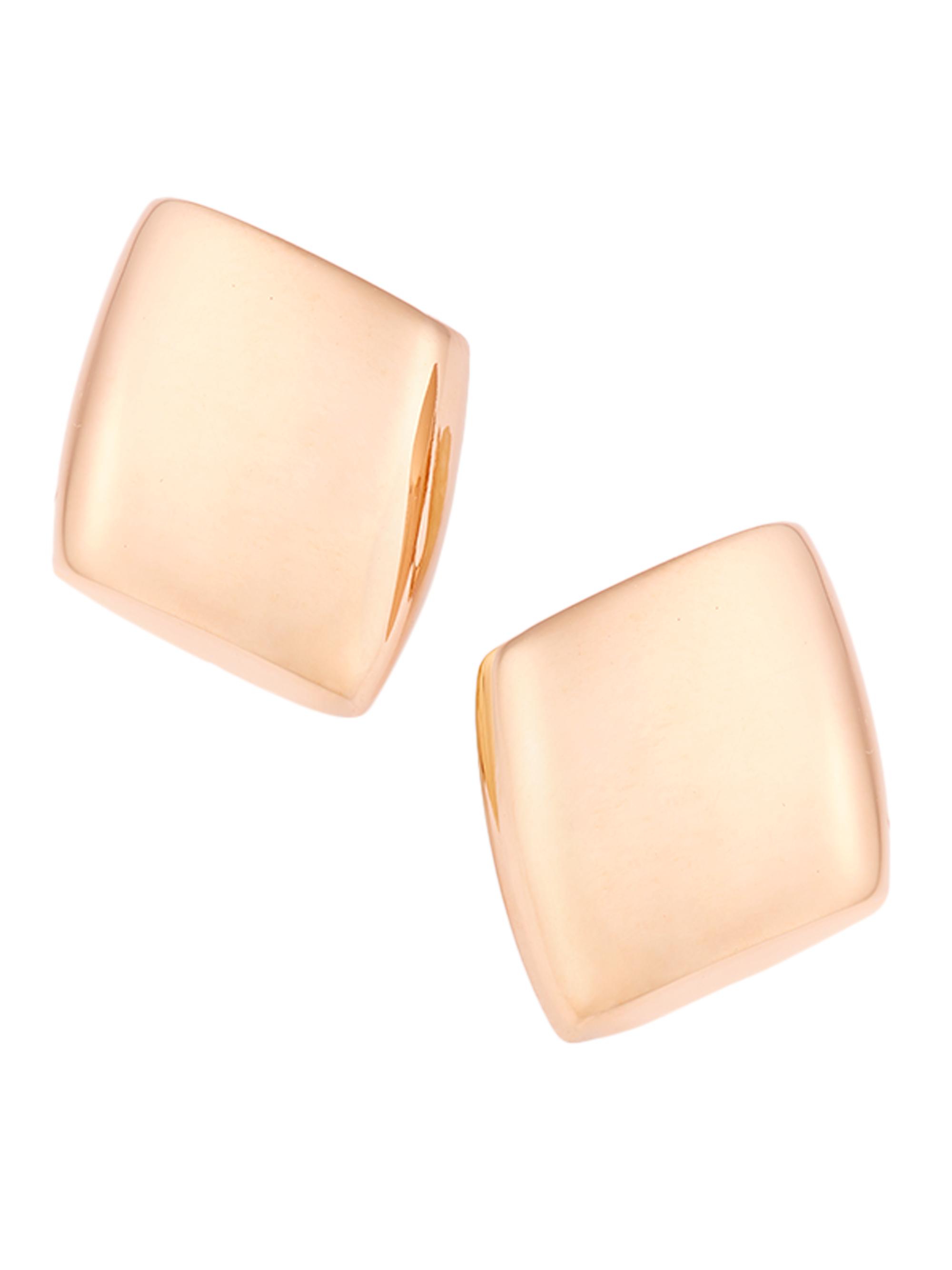 Vhernier Women's Plateau 18K Rose Gold  Clip-On Earrings - Pink Gold