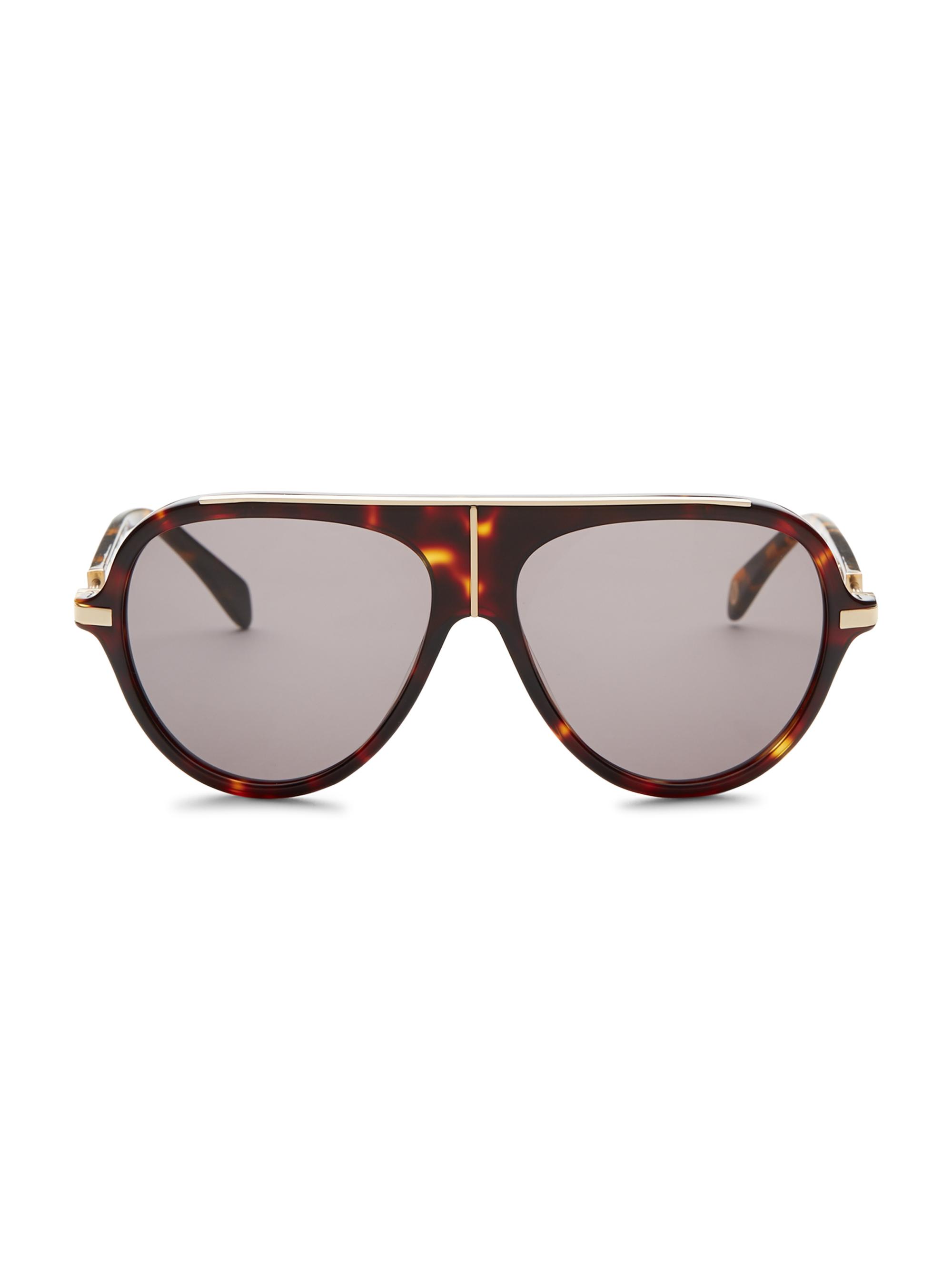 Balmain Men's 60MM Aviator Sunglasses - Smoke