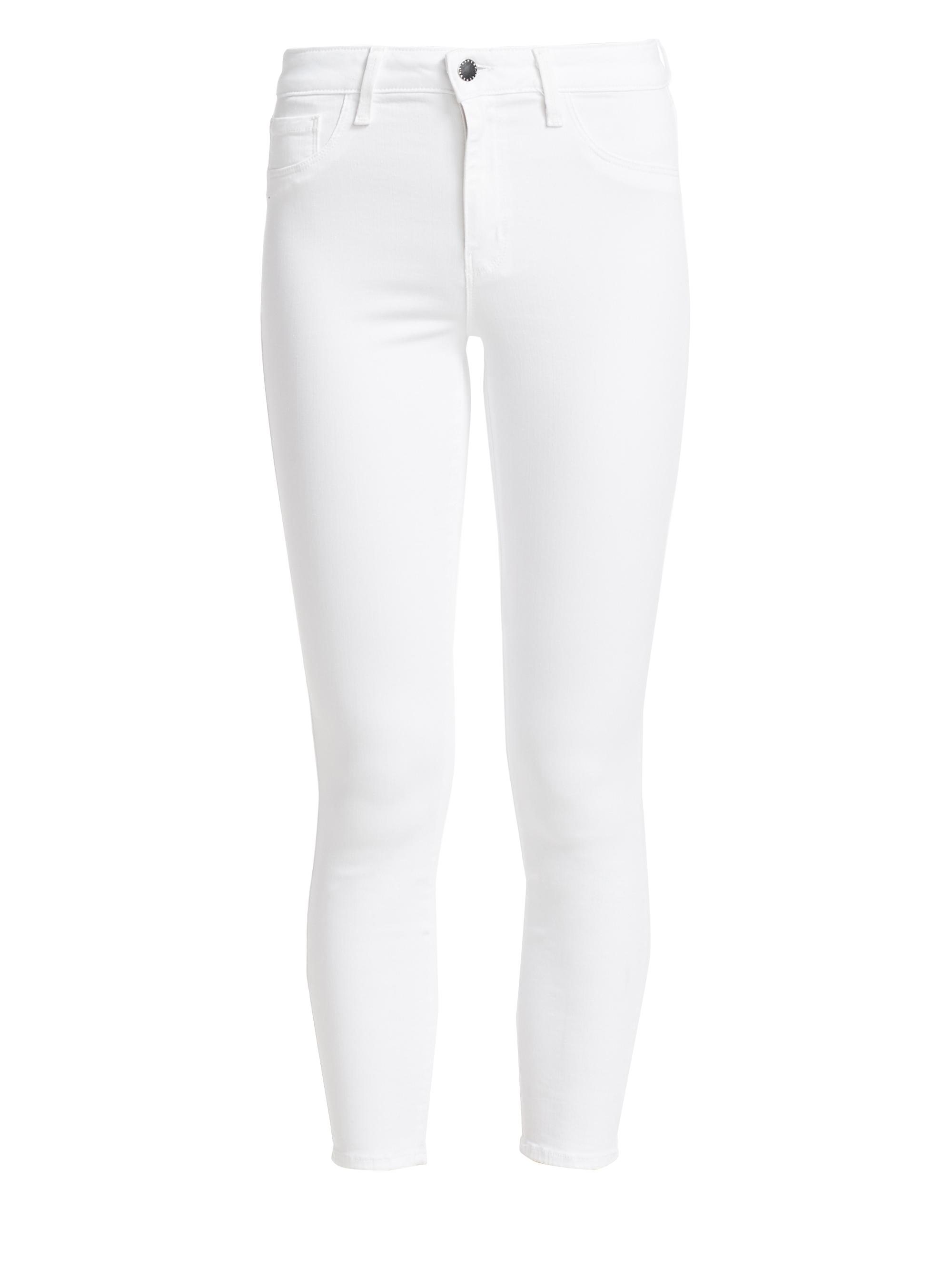 AG Jeans Prima Sateen Mid-Rise Crop Cigarette Pants | Saks Fifth