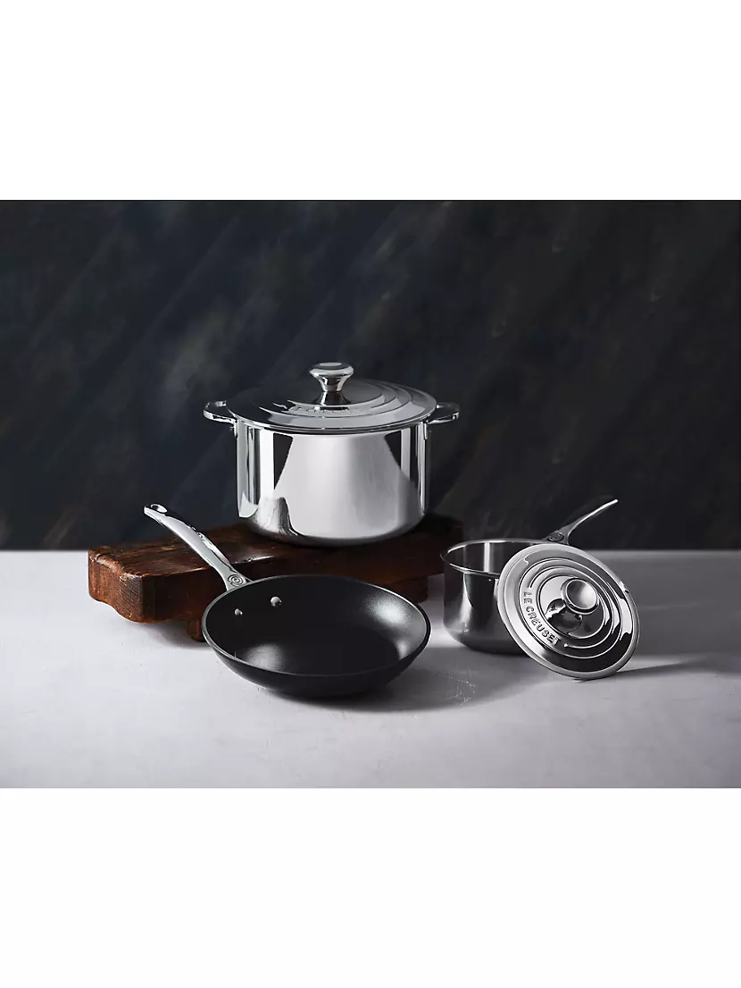  Le Creuset Tri-Ply Stainless Steel 7 Quart Stockpot