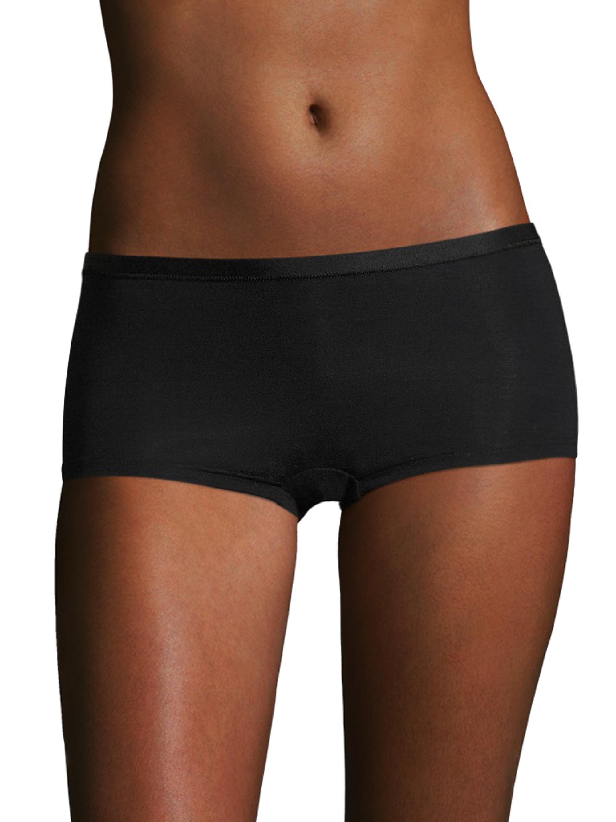 Hanro Women's Soft Touch Boyshort - Black