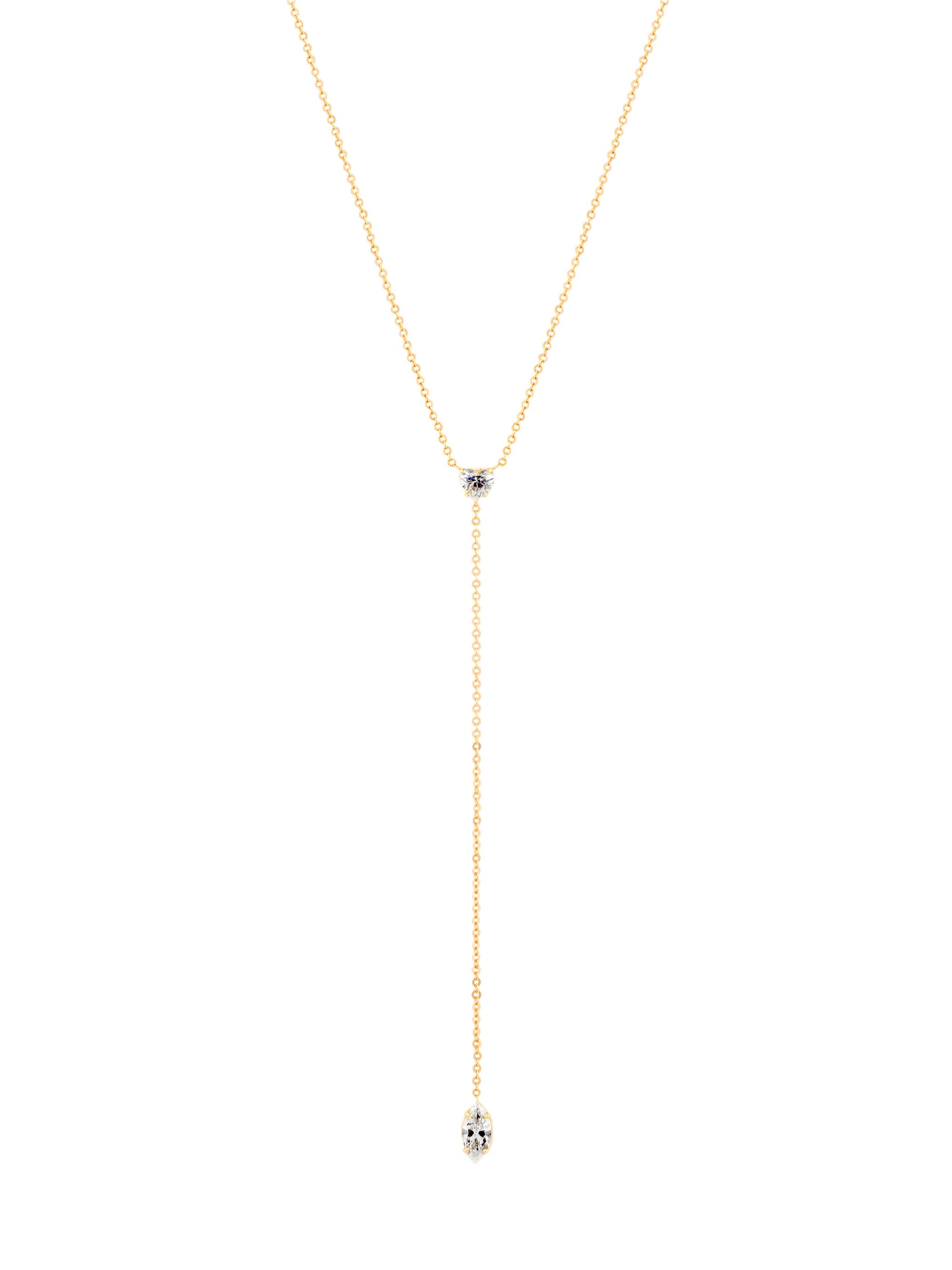 Anita Ko Women's 18K Yellow Gold & 0.55 TCW Diamond Lariat Necklace - Gold