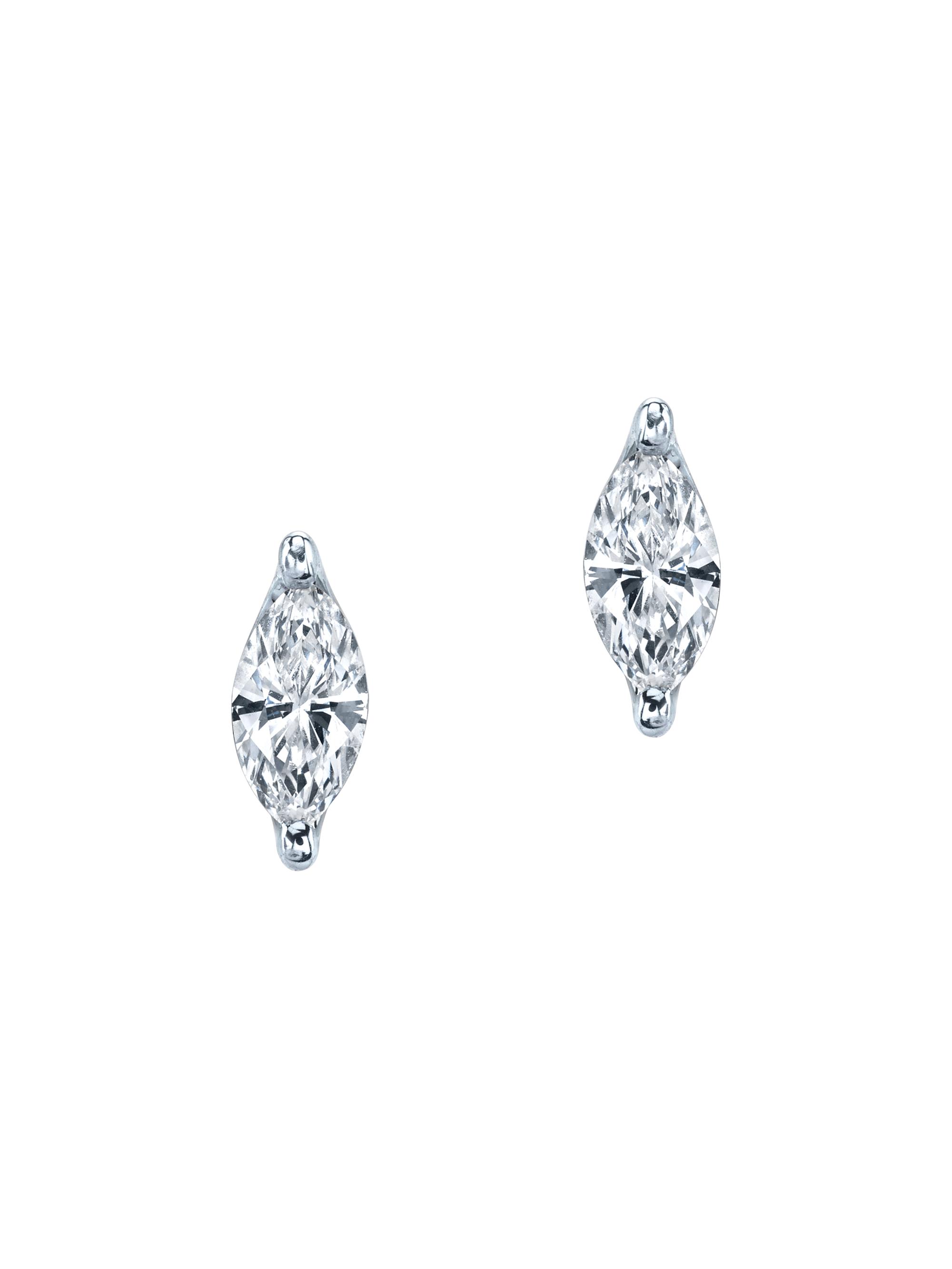 Anita Ko Women's 18K White Gold & 0.21 TCW Diamond Stud Earring - White Gold